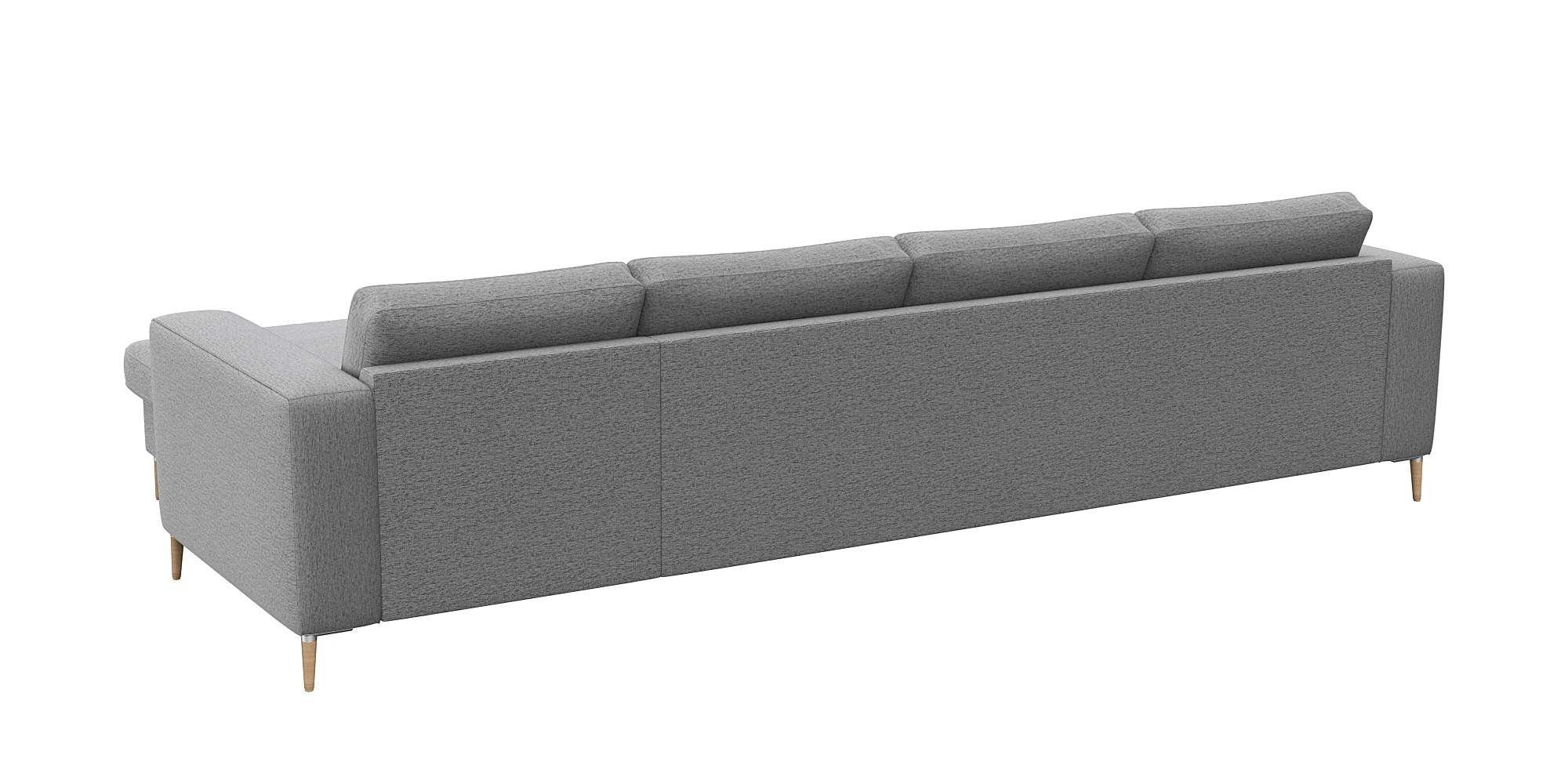 FLEXLUX Hoekbank Fiore, super zitcomfort door koudschuim in de zitting, L-vorm