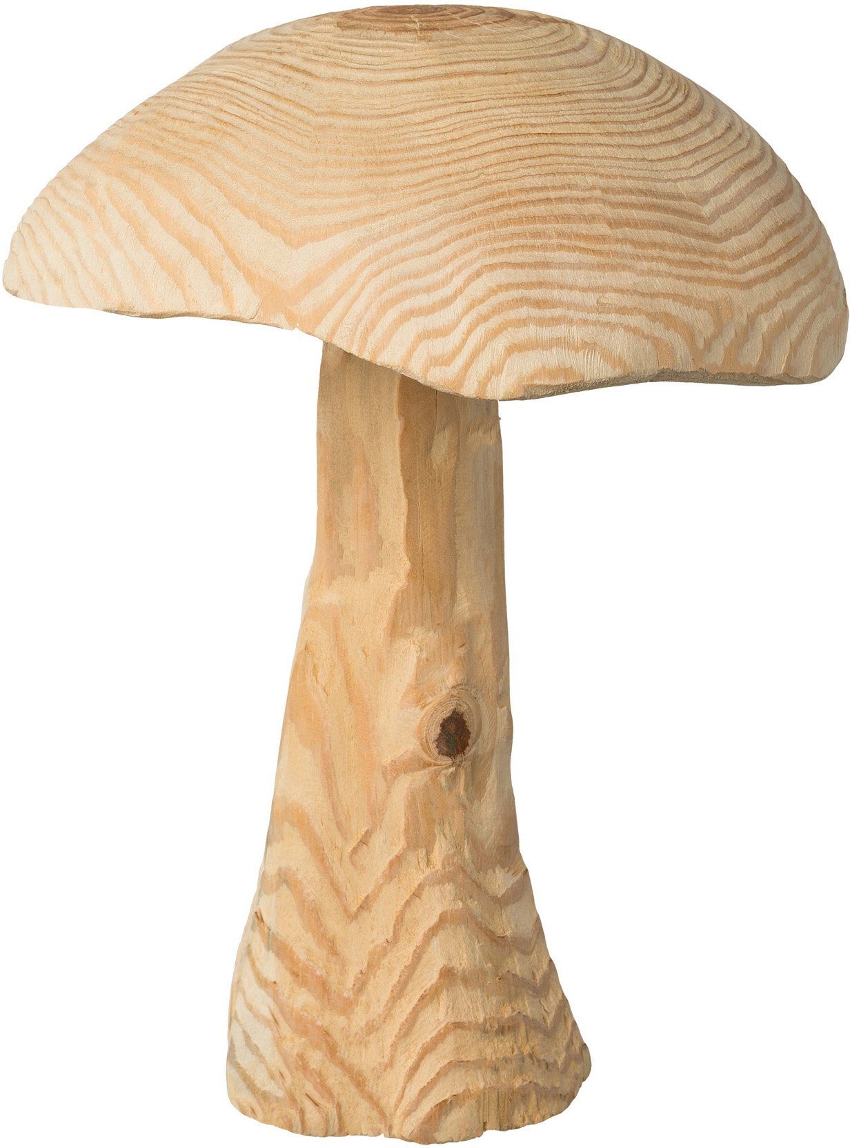 Creativ deco Decoratief object Paddenstoel, kerstversiering woonkamer bruin