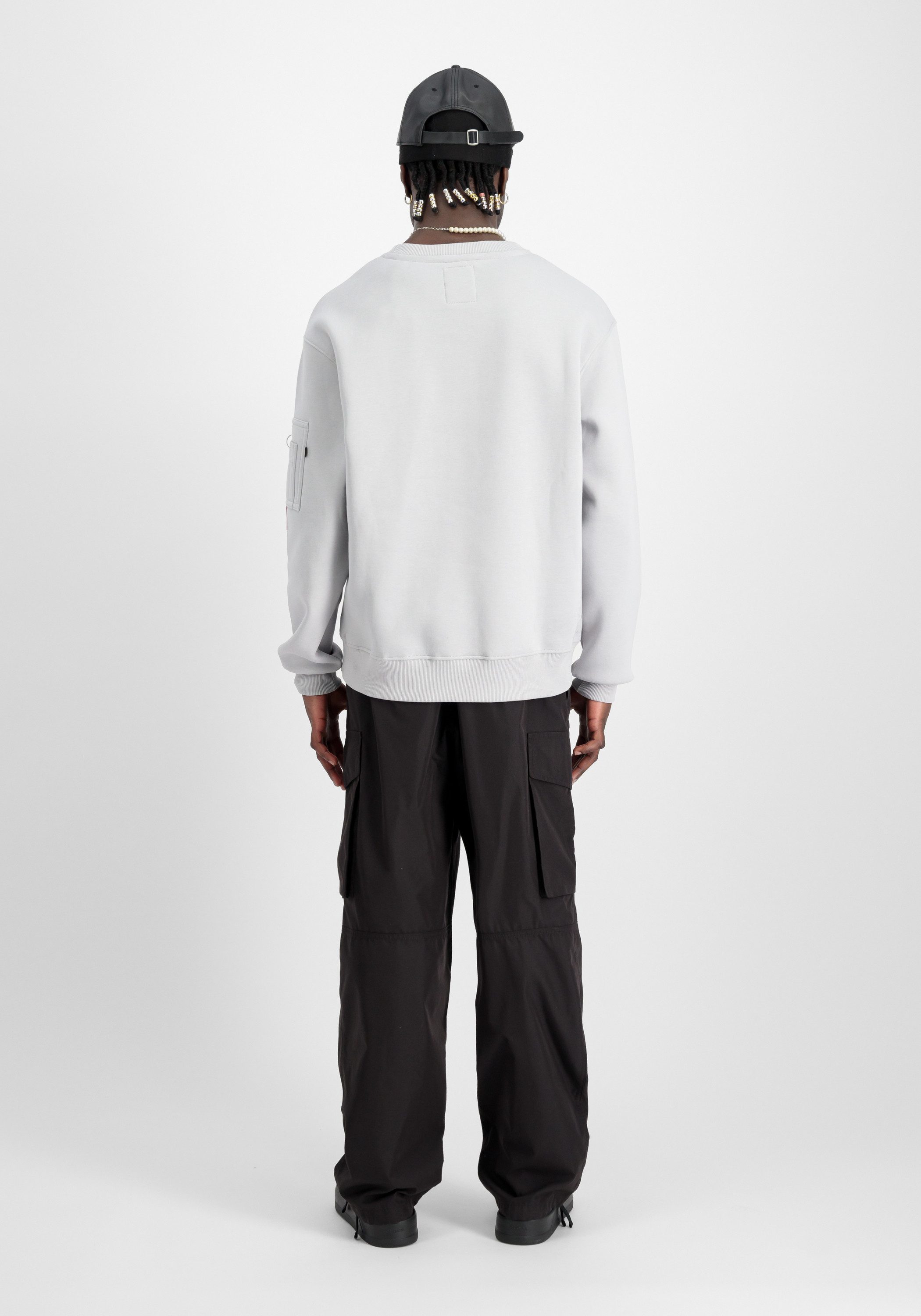 Alpha Industries Sweater Satin Logo Sweatshirt
