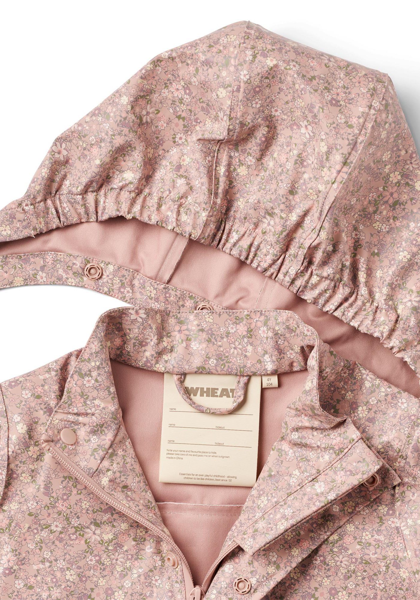 WHEAT Regenjack Rainwear Ollo Jacket waterdicht met gelaste naden, met reflectoren