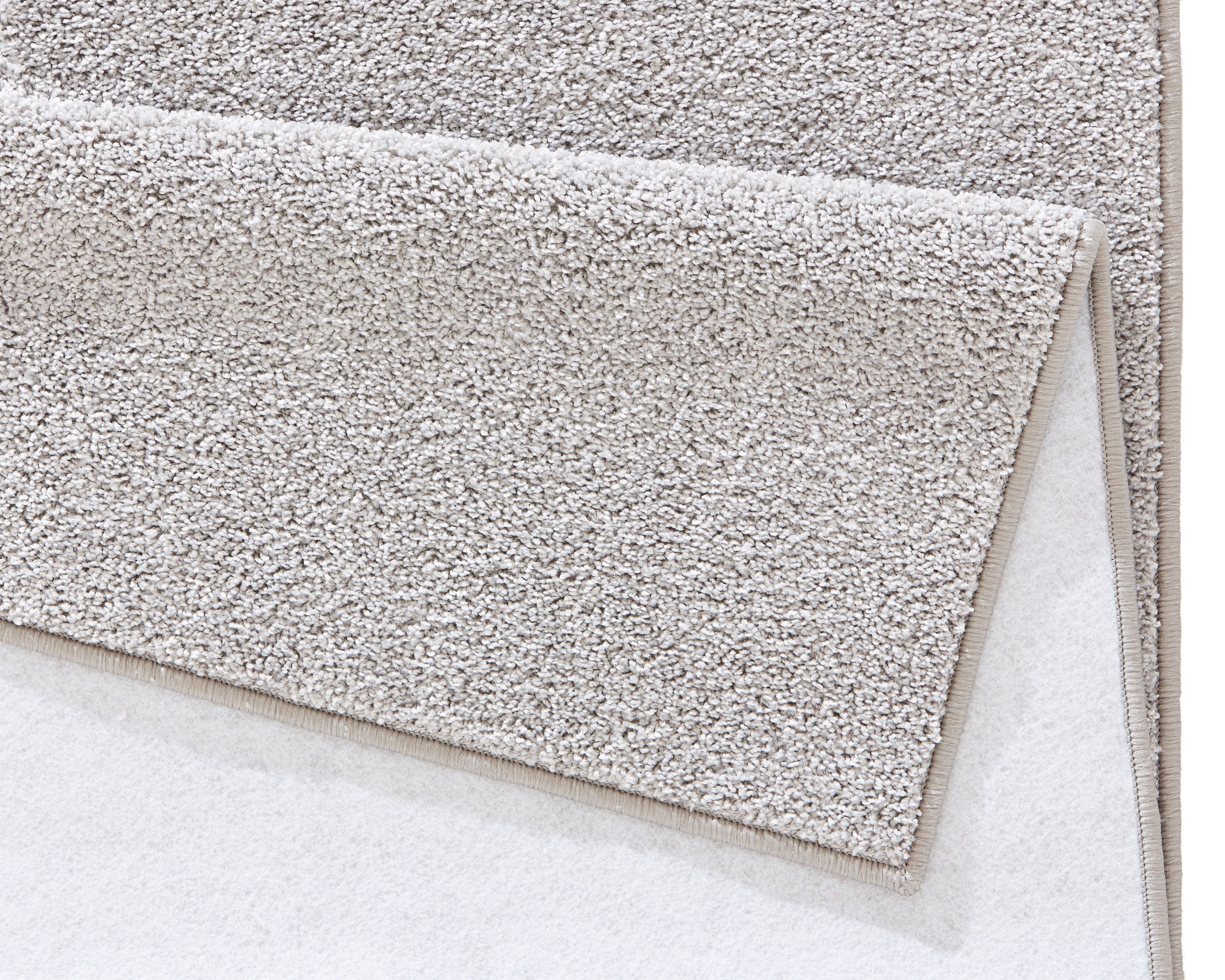 HANSE Home Vloerkleed Pure 100 korte pool Kortpolig, effen, omgezoomd, loper, woonkamer, kinderkamer, gang