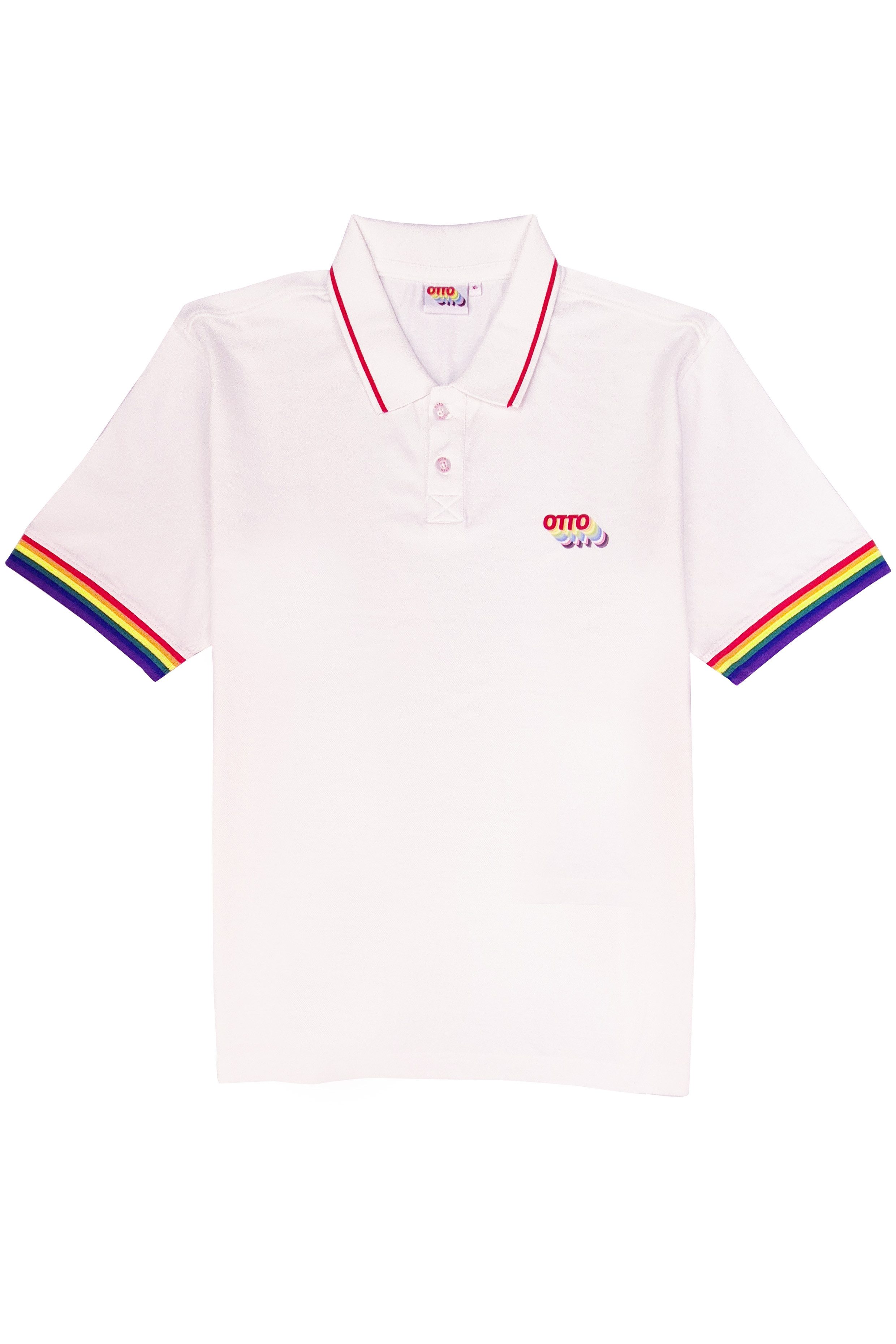 Capelli New York Poloshirt Otto-Diversity Shirt modieuze unisex pride polo met duidelijke boodschap