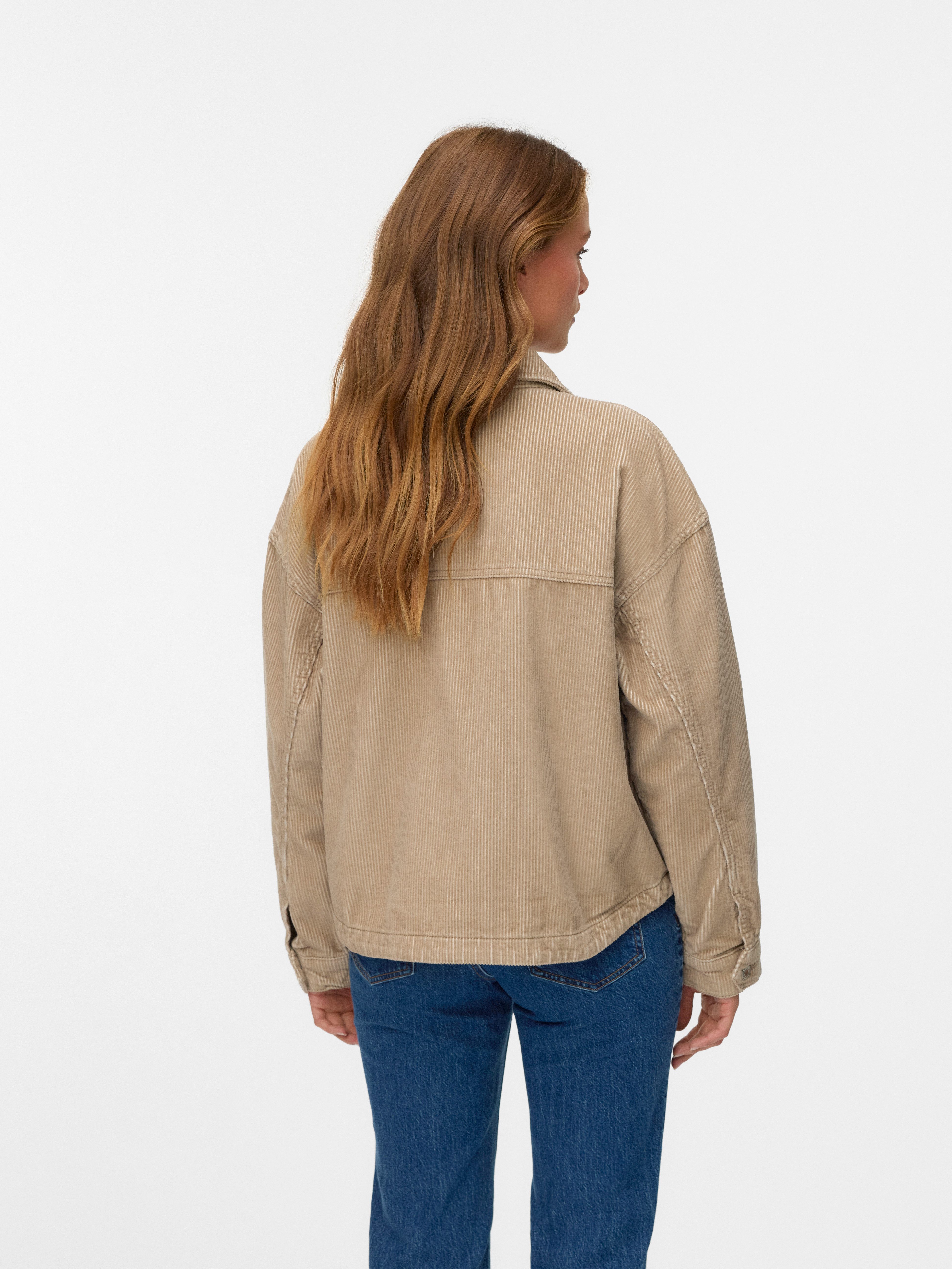 Vero Moda Cordjasje VMJAMIE LS CORDUROY SHACKET MIX NOOS