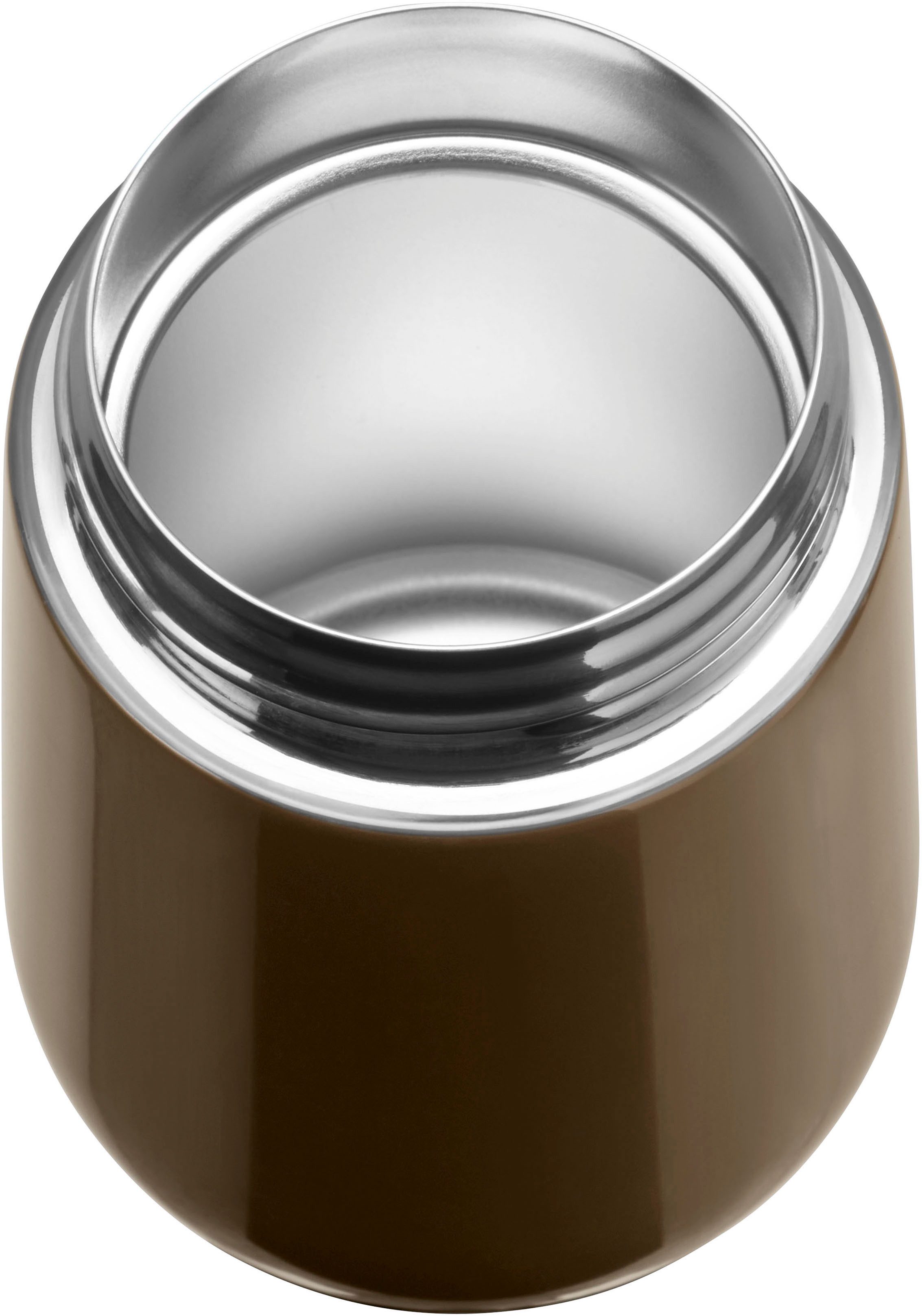 WMF Thermosbeker Impulse Travel Mug dubbelwandig roestvrij staal, lage hoogte, 360°-drinkopening