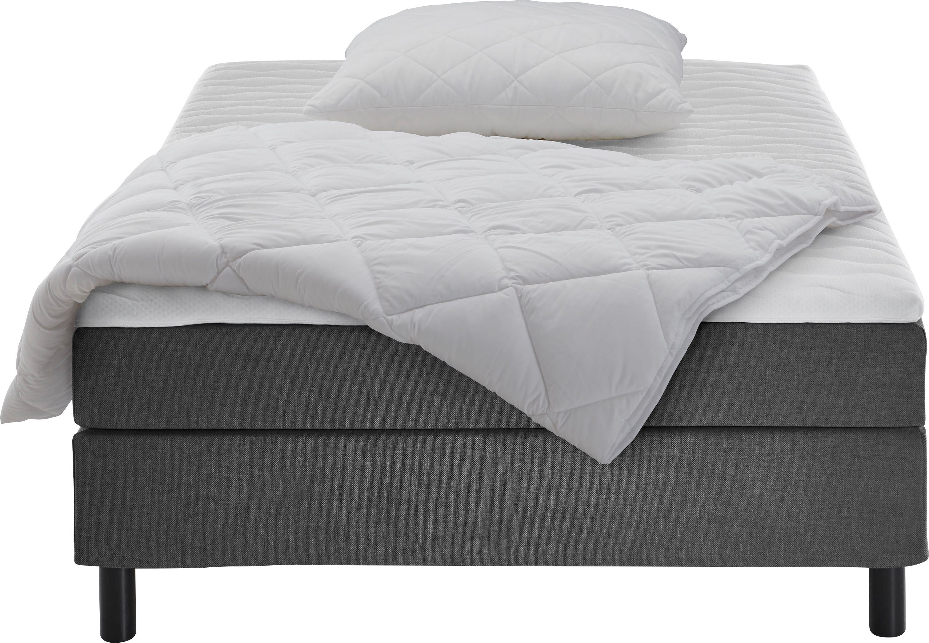 ATLANTIC home collection Boxspring Happy zonder hoofdbord, met topmatras, naar keuze met of zonder beddengoed
