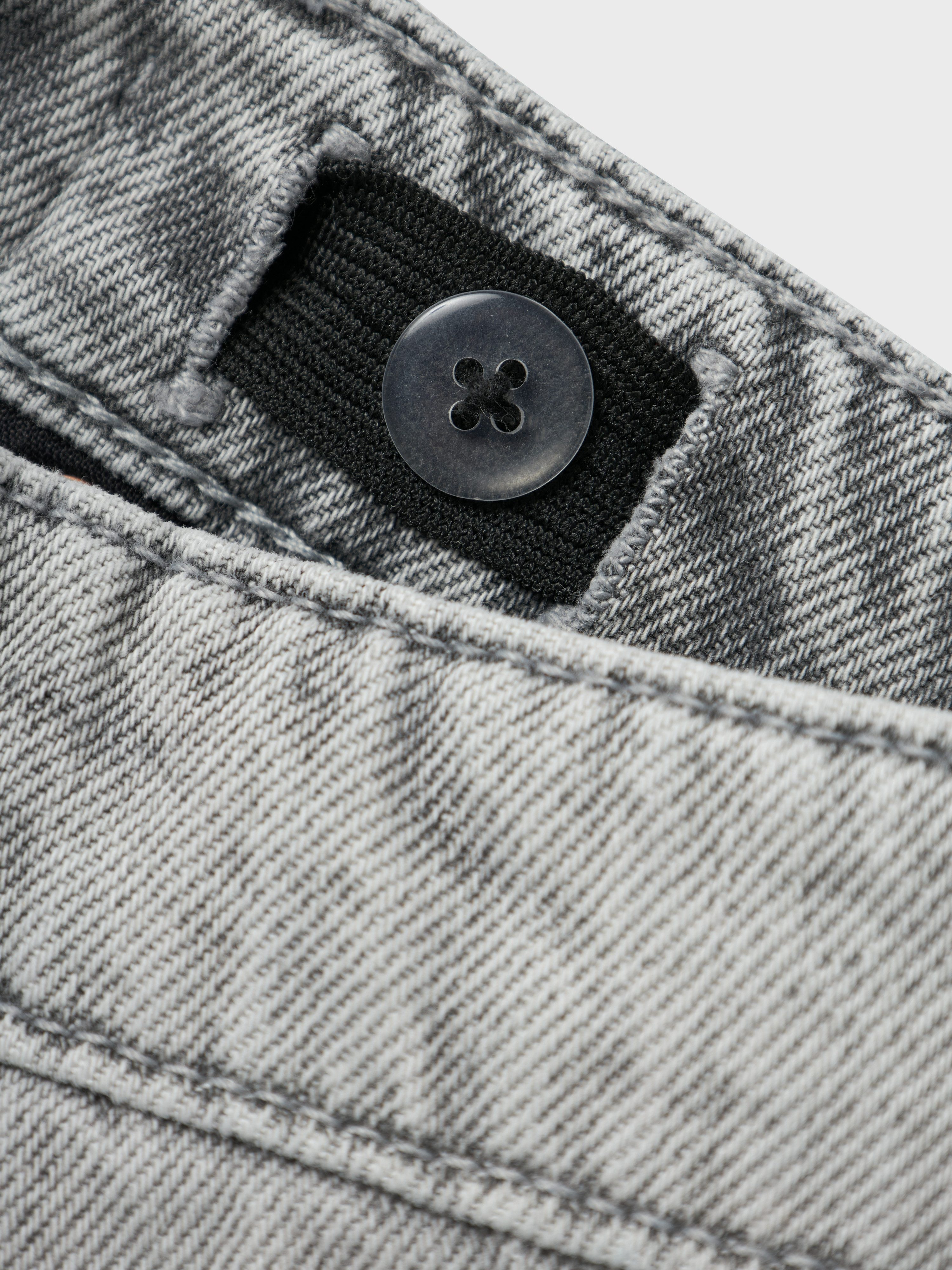 Name It Straight jeans NKFROSE voor meisjes met hoge taille en wijde pijpen