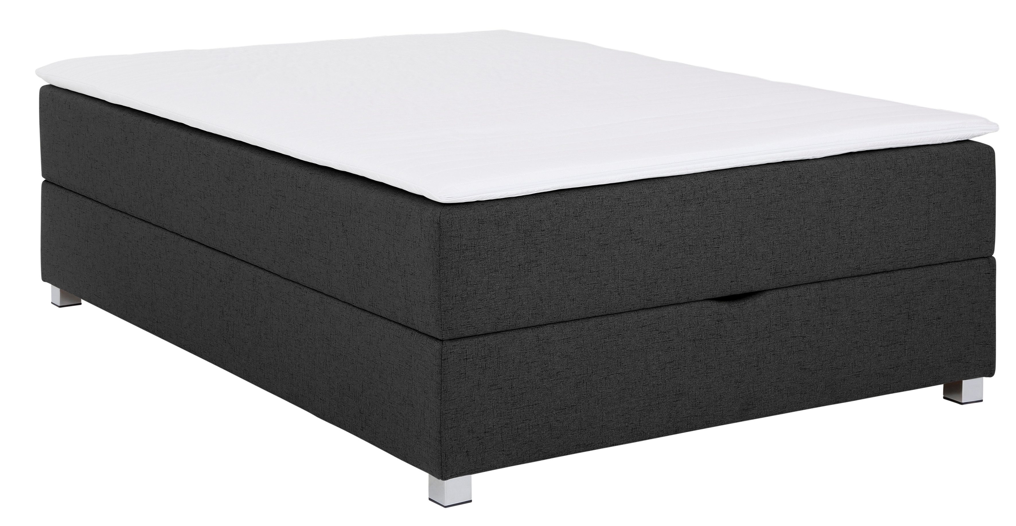 INOSIGN Boxspring Alexis zonder hoofdbord - ideaal voor ruimtes met schuine plafonds, in 4 breedten