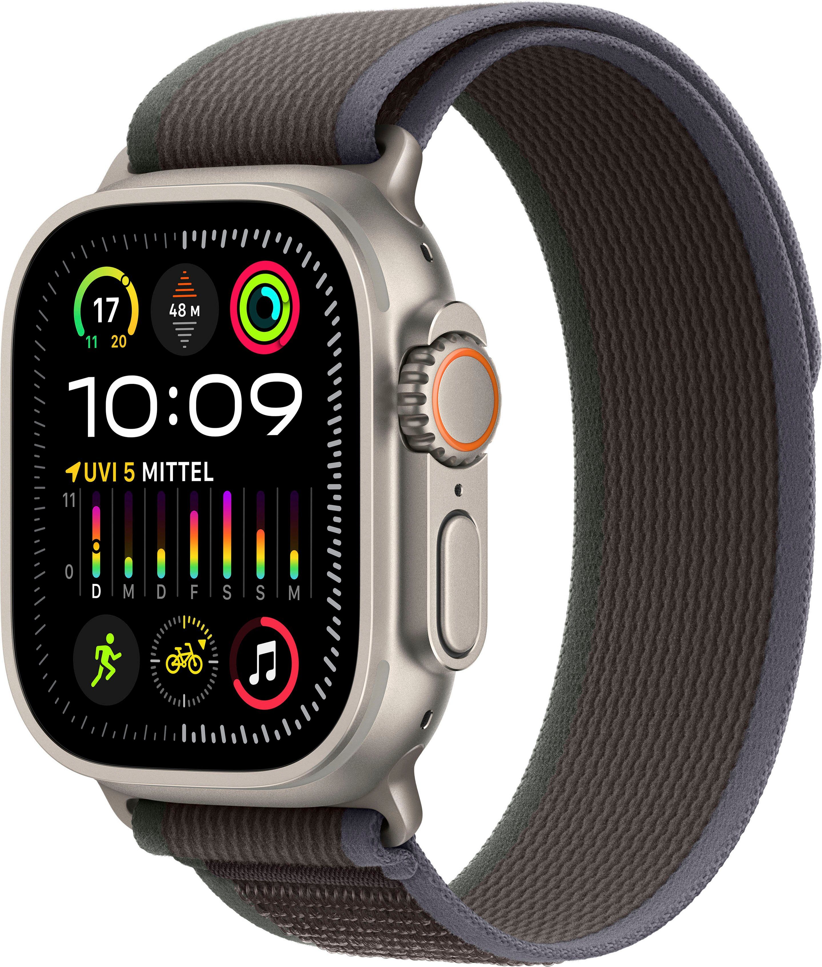 NU 20% KORTING: Apple Smartwatch Watch Ultra 2 GPS 49 mm + Cellular Titanium S-M Trail Loop