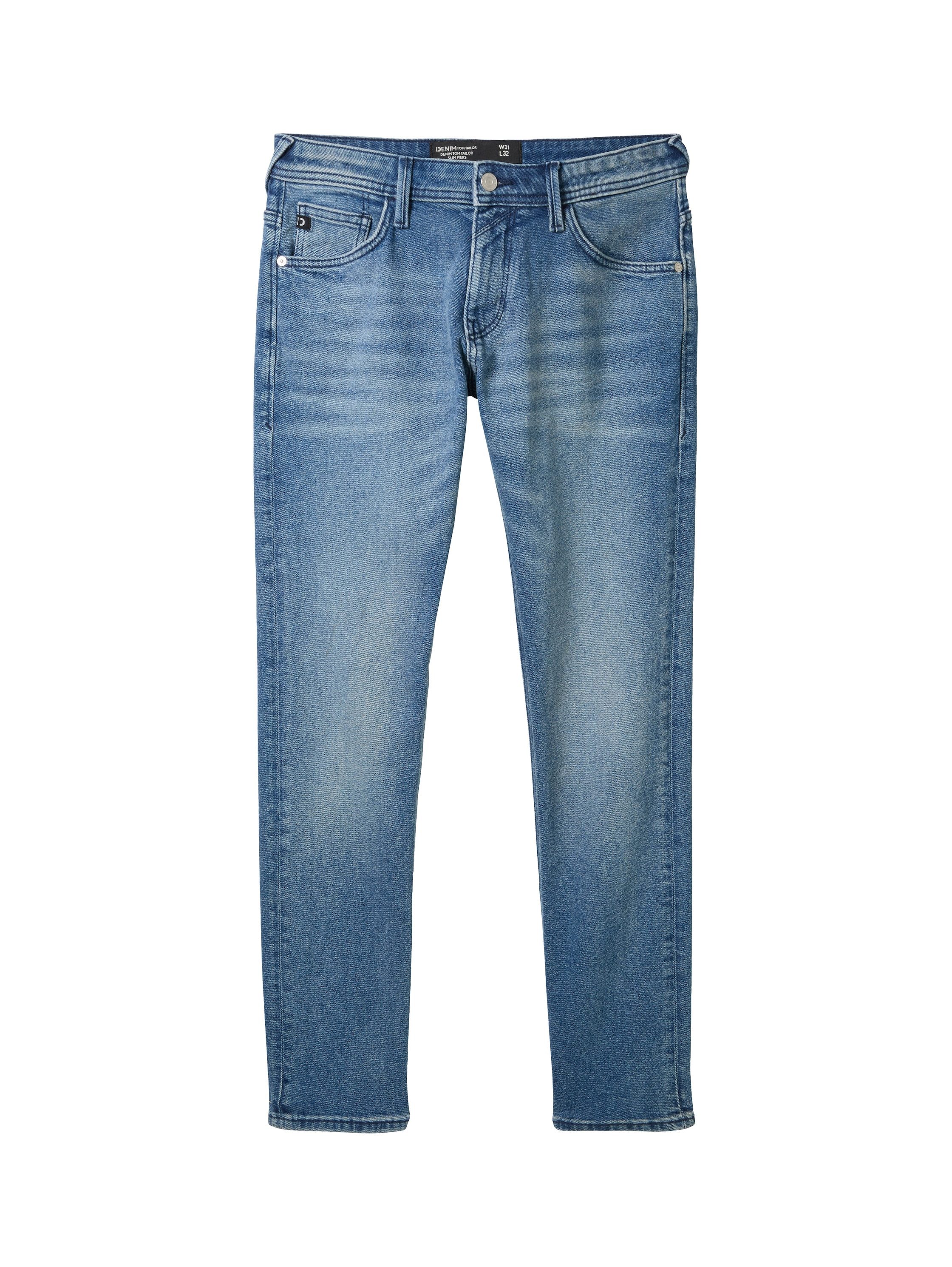 Tom Tailor Denim Slim fit jeans PIERS in five-pocketsstijl