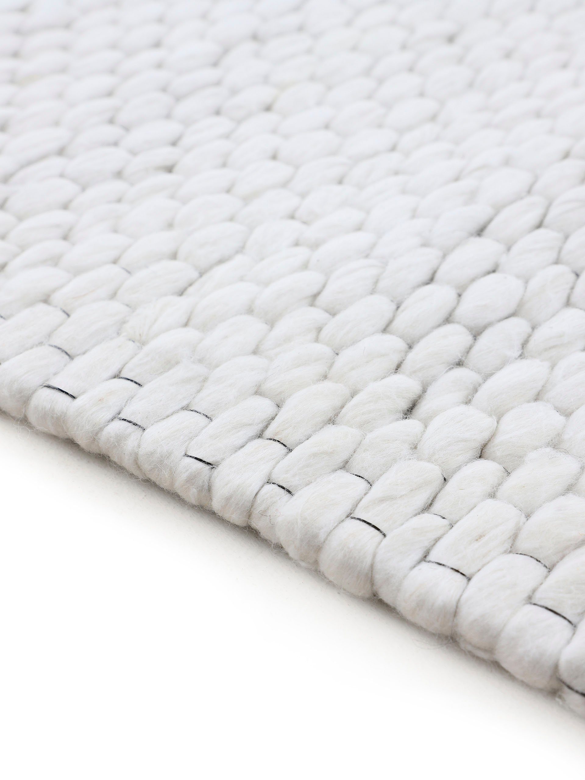 carpetfine Loper Sina Handgeweven tapijt, 100% wol, gemêleerd, handgeweven, zacht & knuffelig