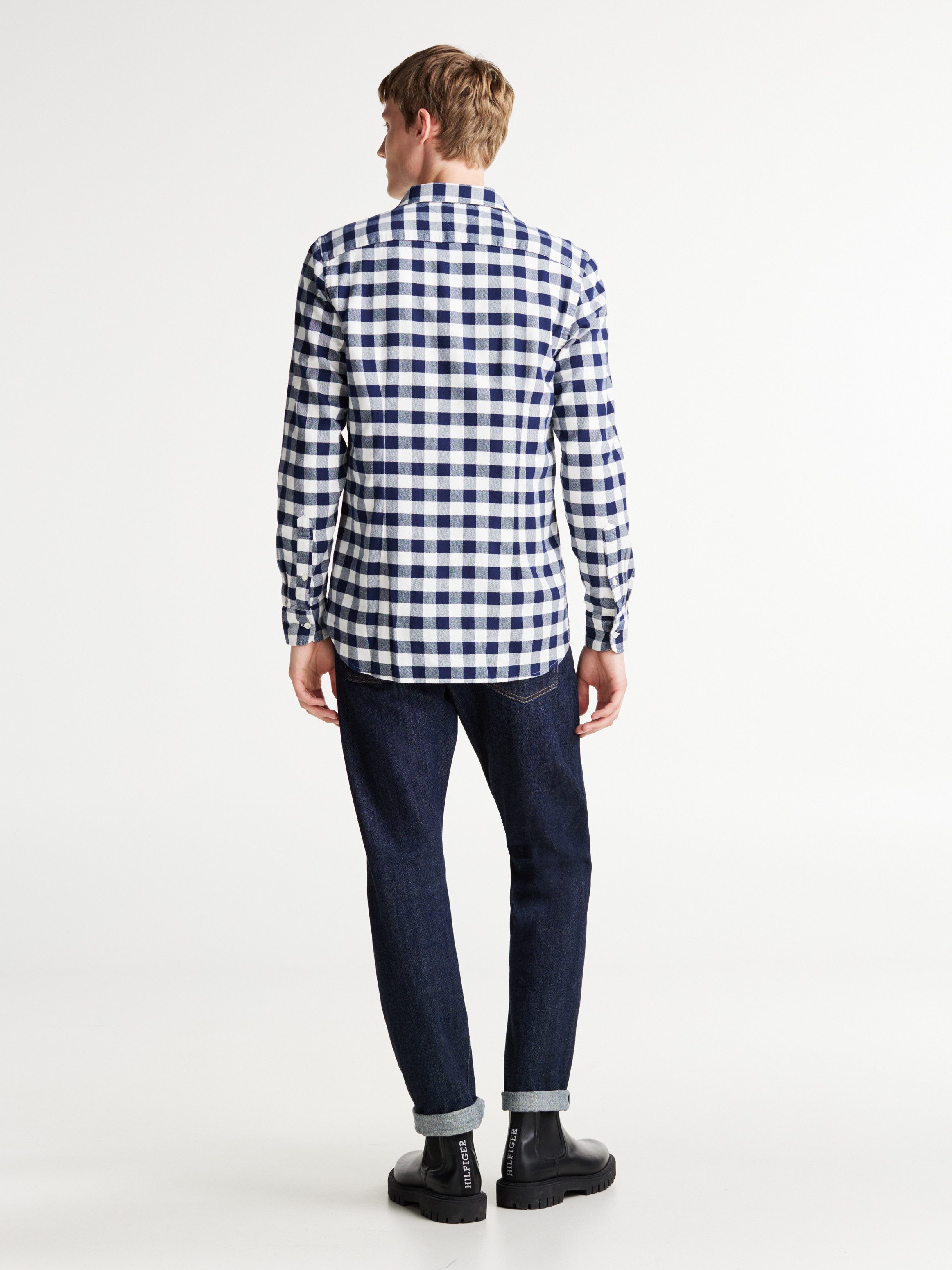 Tommy Hilfiger Overhemd met lange mouwen BRUSHED GINGHAM SF SHIRT