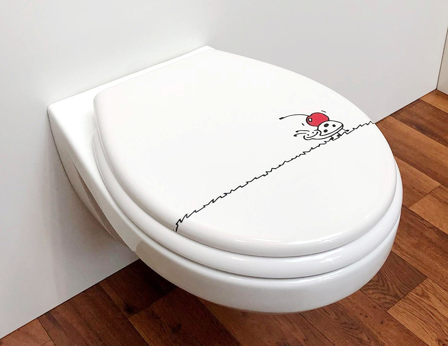 ADOB Toiletzitting Kever Soft-closemechanisme, voor het schoonmaken afneembaar