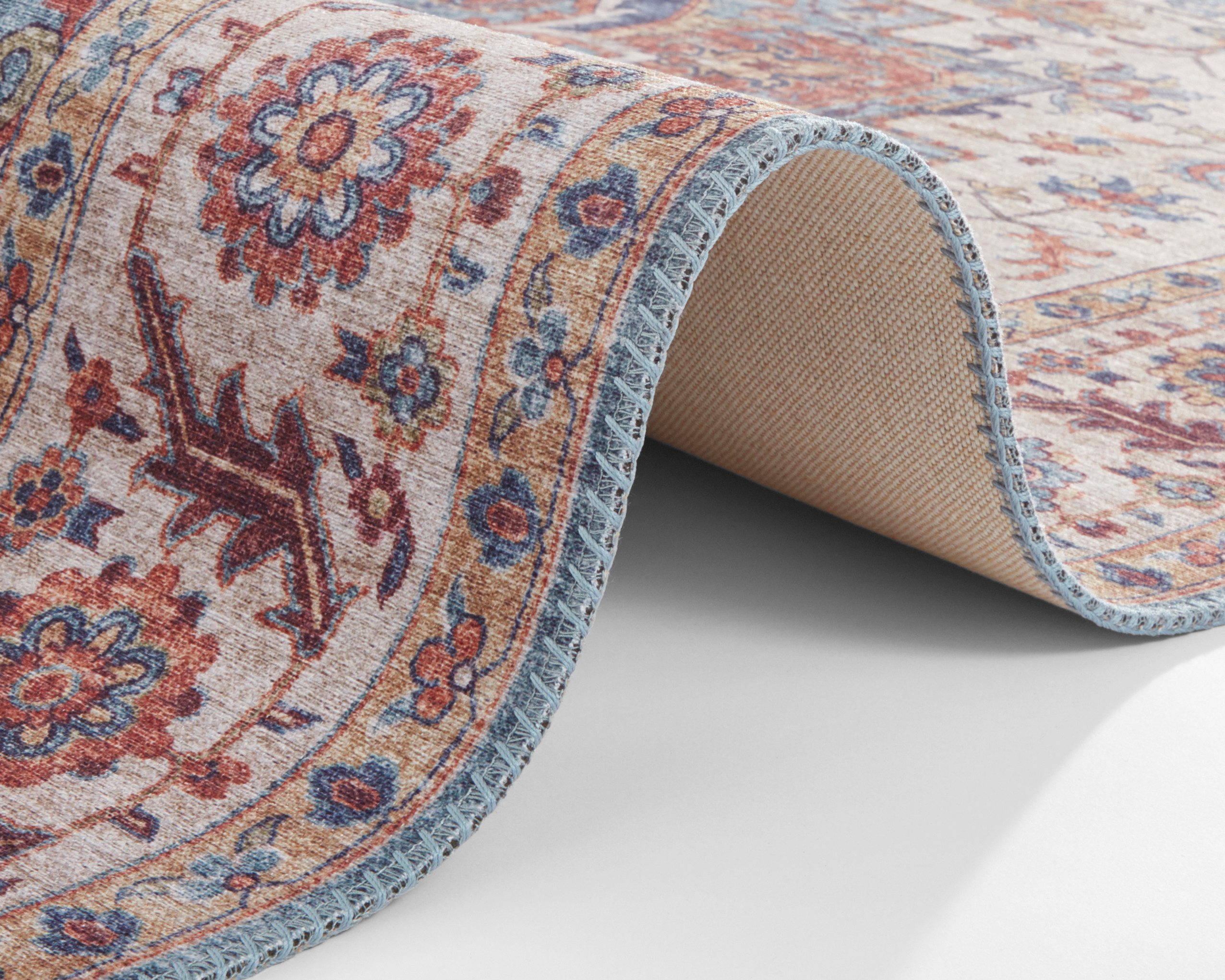 NOURISTAN Vloerkleed Anthea Oosters, loper, vintage, woonkamer, slaapkamer, eetkamer