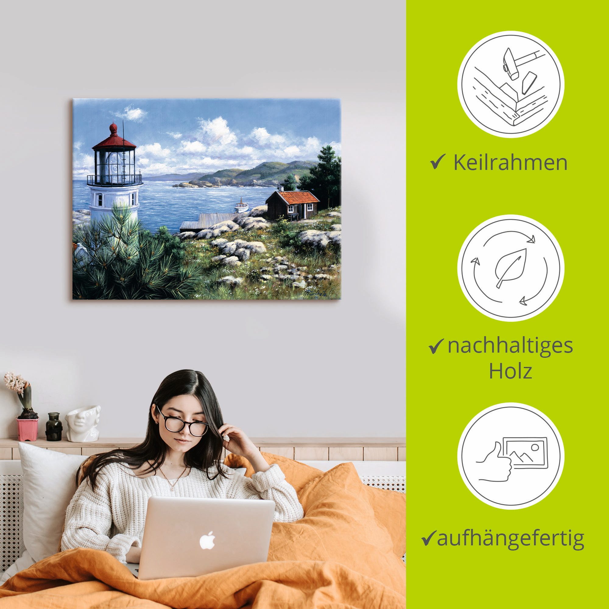 Artland Artprint Het zoeken naar … als artprint op linnen, poster in verschillende formaten maten