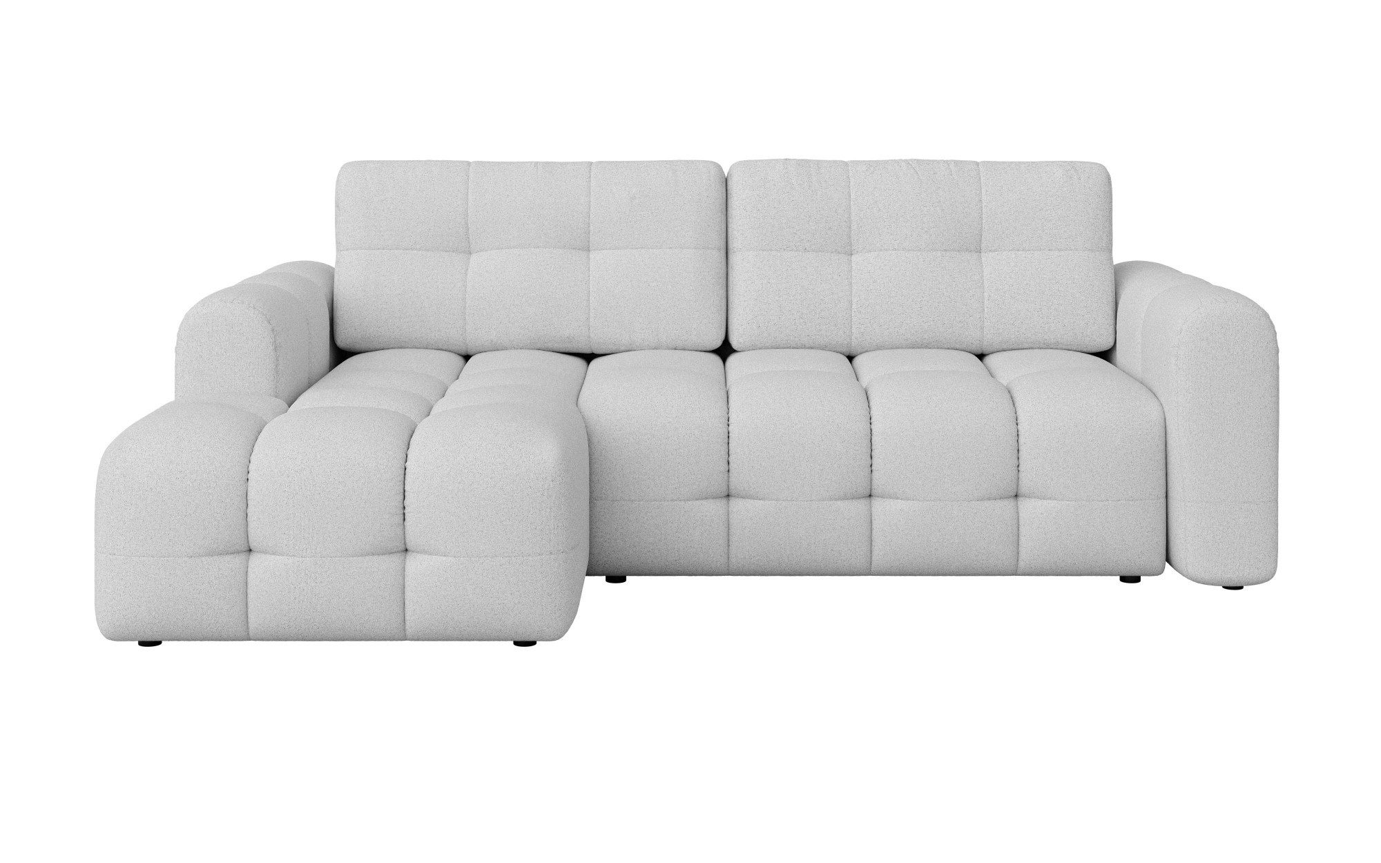 INOSIGN Hoekbank Manilla, optioneel met bedfunctie, B/D/H 265/170/91 cm L-vorm met recamiere rechts/links bestelbaar, golfondersteuning