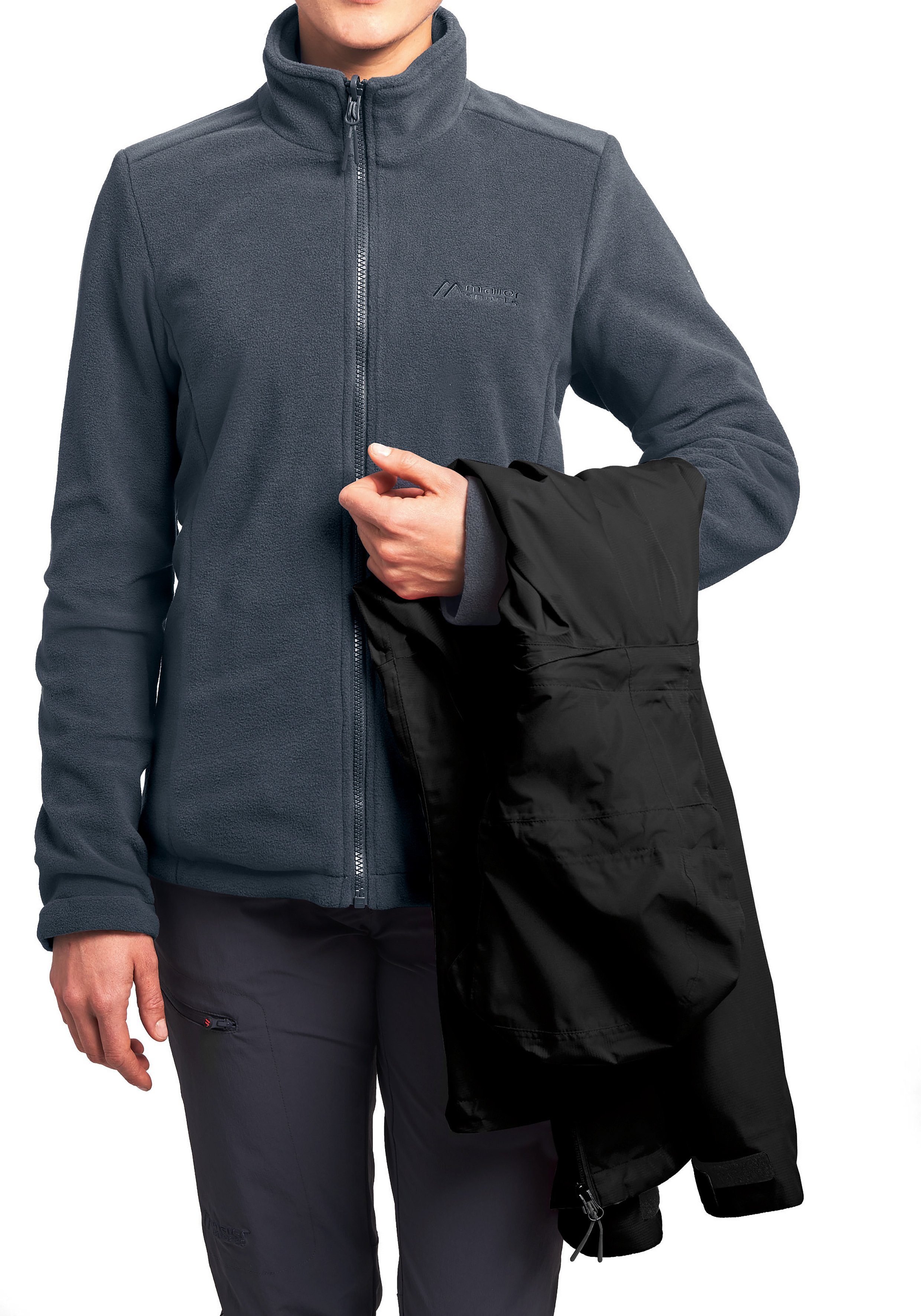 Maier Sports Functioneel jack Gregale DJ W Dameswandeljack waterdicht, outdoorjack met capuchon