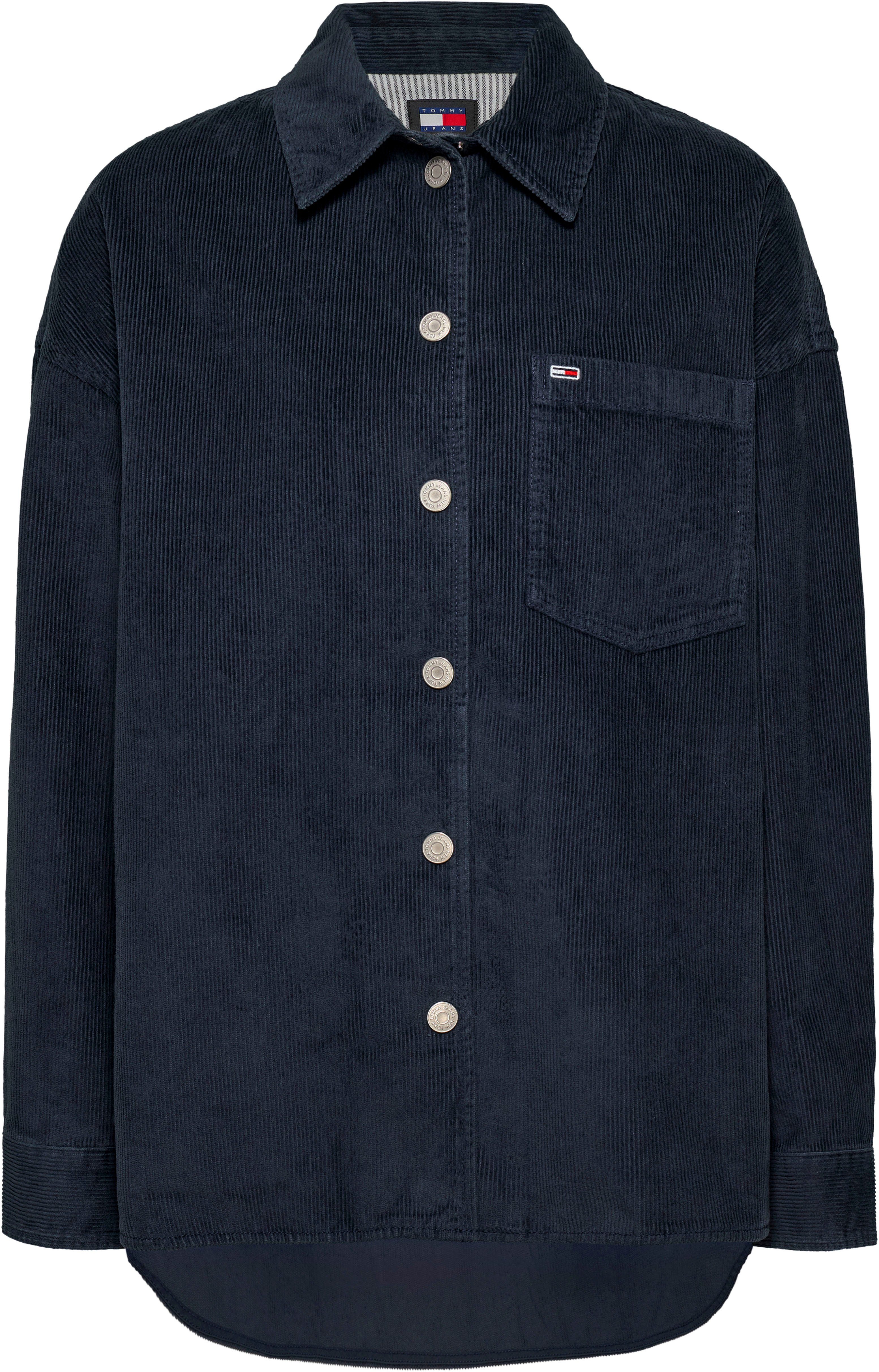 TOMMY JEANS Overhemdblouse TJW WASHED CORD OVERSHIRT EXT