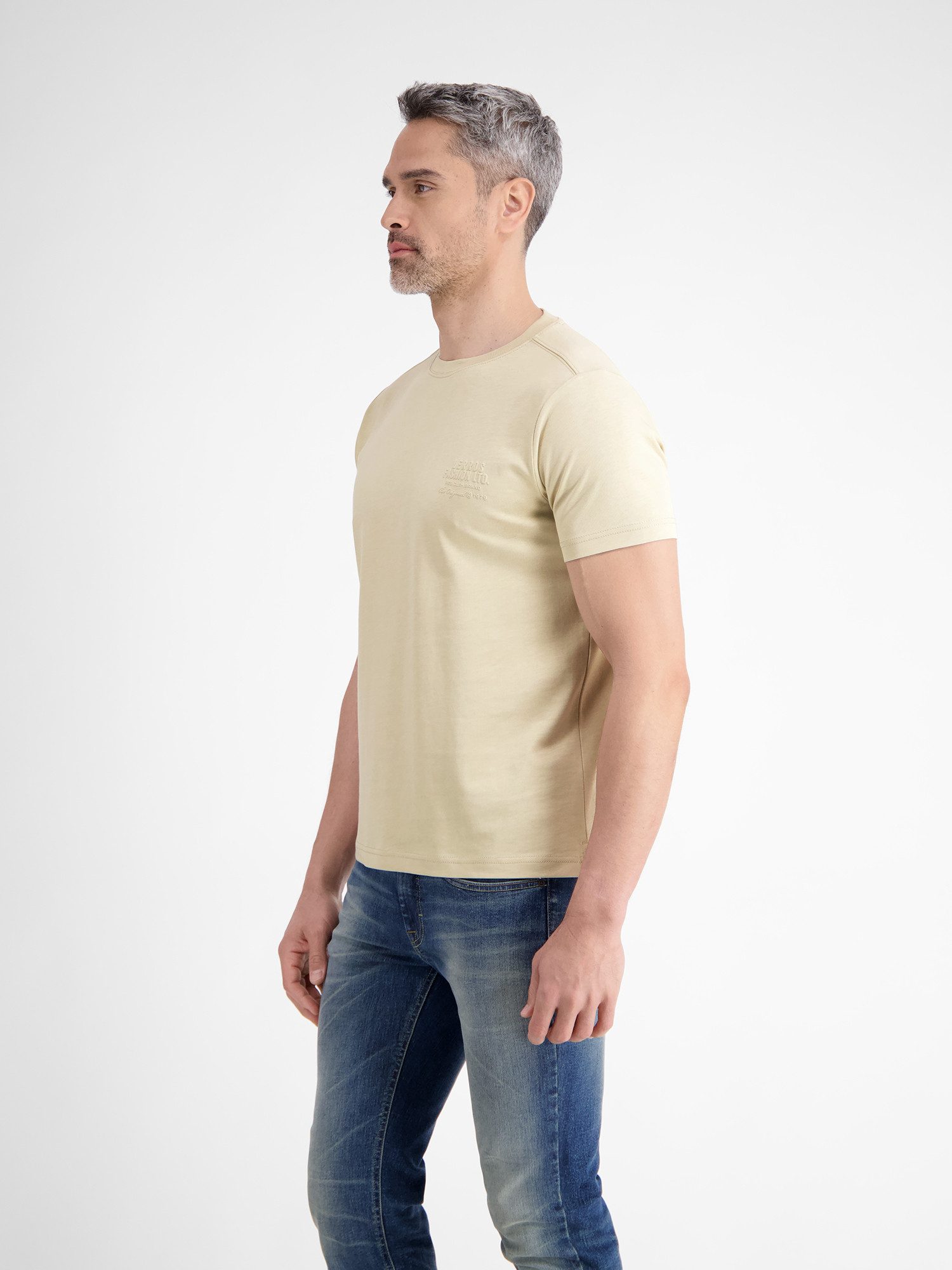 Lerros T-shirt LERROS heren T-shirt in zachte jerseykwaliteit