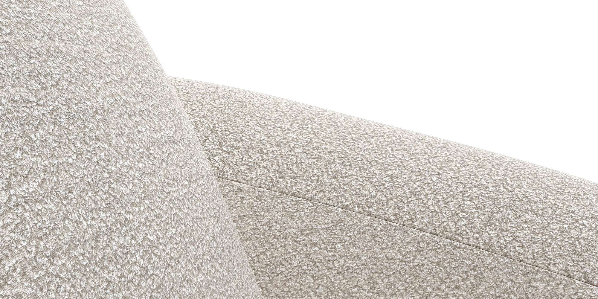 FLEXLUX Fauteuil Torino, rond, draaibaar, eenpersoonsbank, fauteuil, Modern, organisch fauteuilontwerp, koudschuim, golfvering