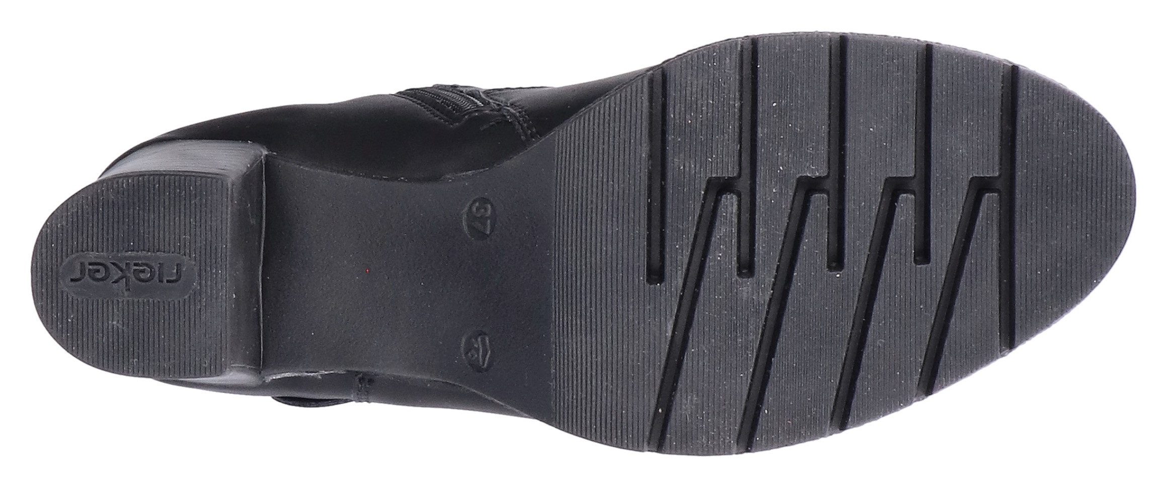 Rieker Laarzen Lange laars, blokhak, met ritssluiting aan de achterkant-smalle vorm