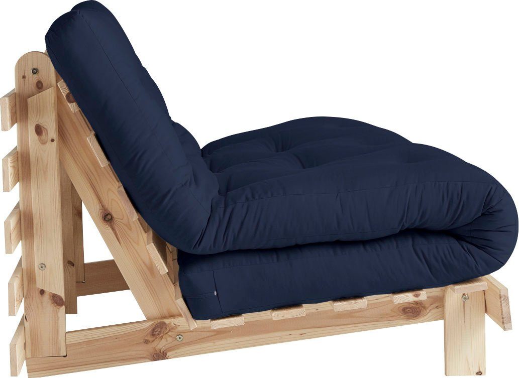 Karup Divan Roots Schlafsofa, Gästebett, Sofa inkl. Futonmatratze Incl. futonmatras, ligoppervlak 140x200 cm, FSC® gecertificeerd dennenhout