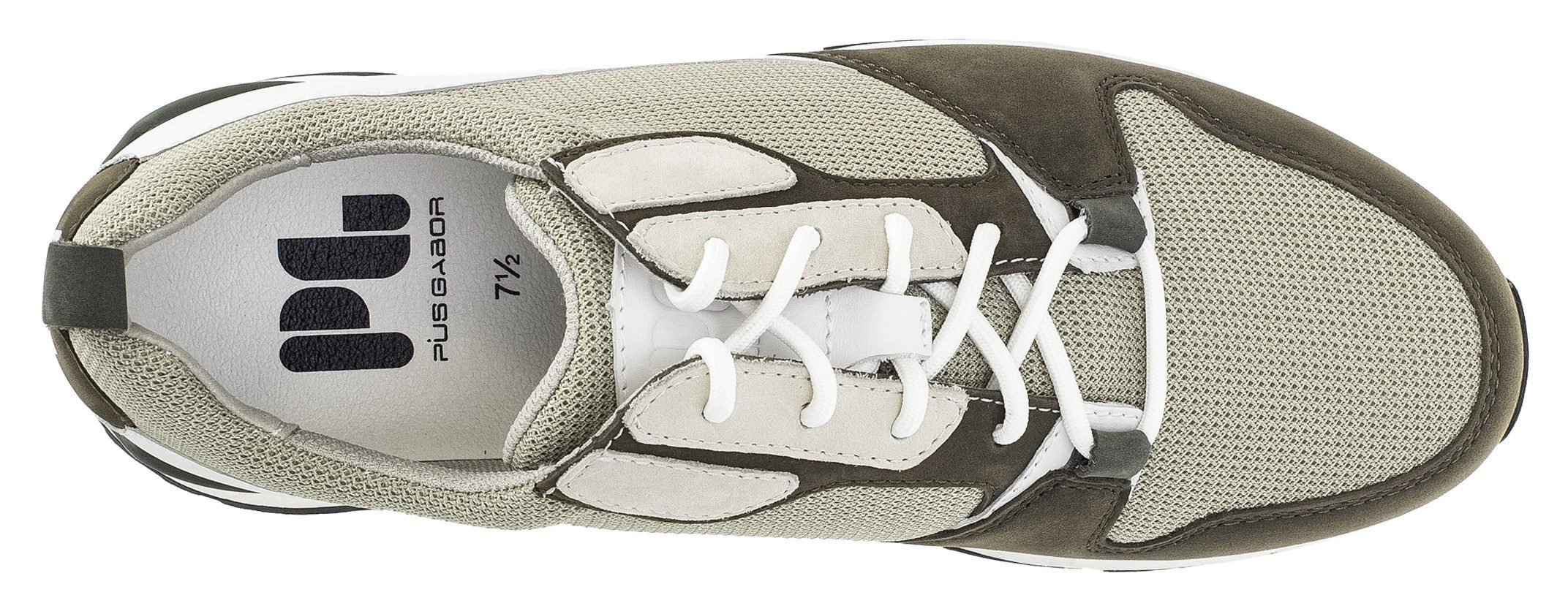 Pius Gabor Sneakers , vrijetijdsschoen, lage schoen, comfortabele schoen, veterschoen in breedte g