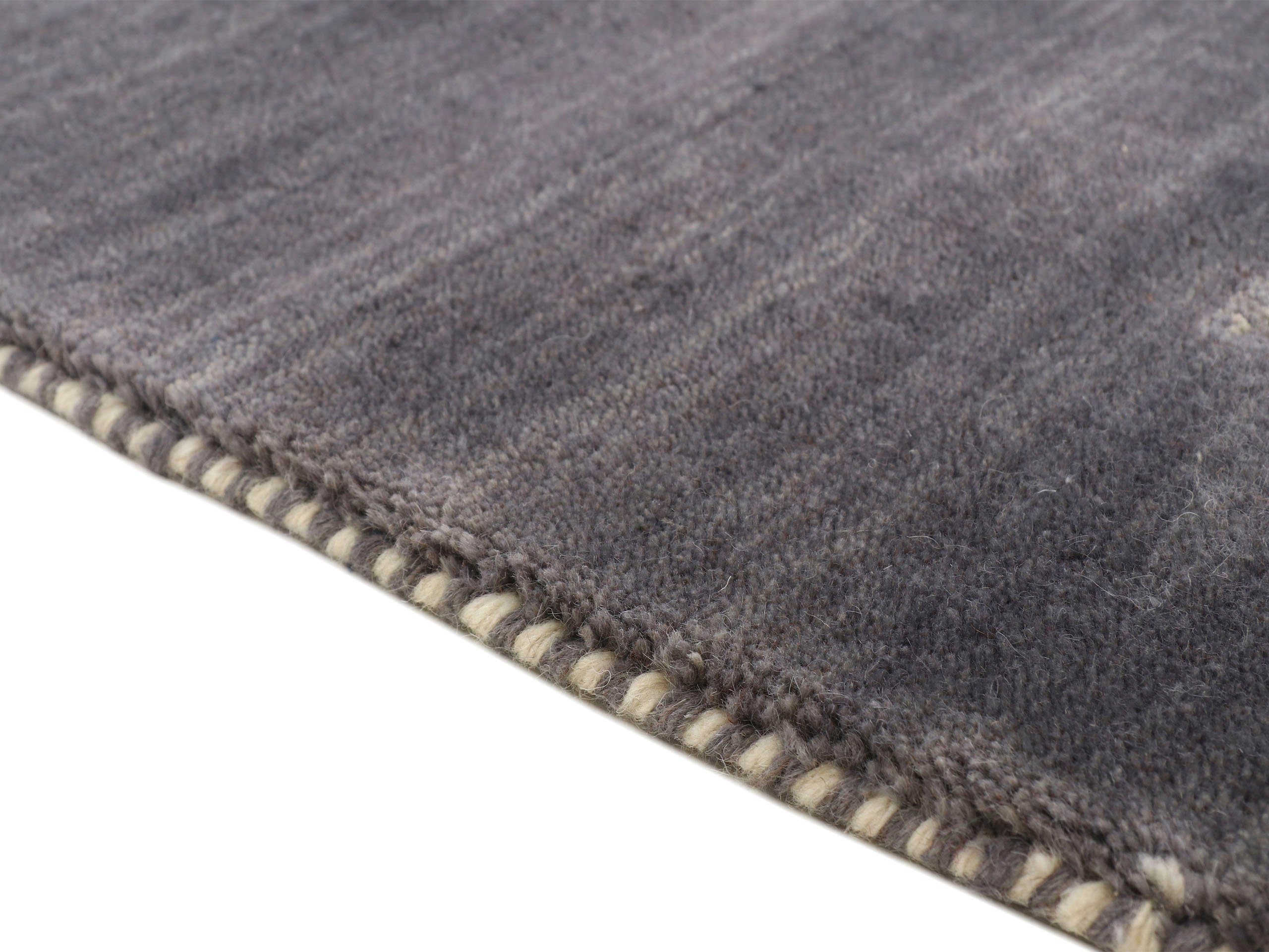 carpetfine Wollen kleed Gabbeh Uni, ook als loper verkrijgbaar