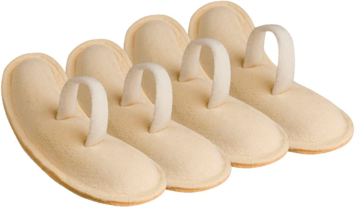 Fußgut Hamerteen-corrector Kussen, ontlasting bij hamertenen, correctie van de teenstand kussentjes en brengt hamertenen in een anatomisch correcte positie (set, 4-delig)