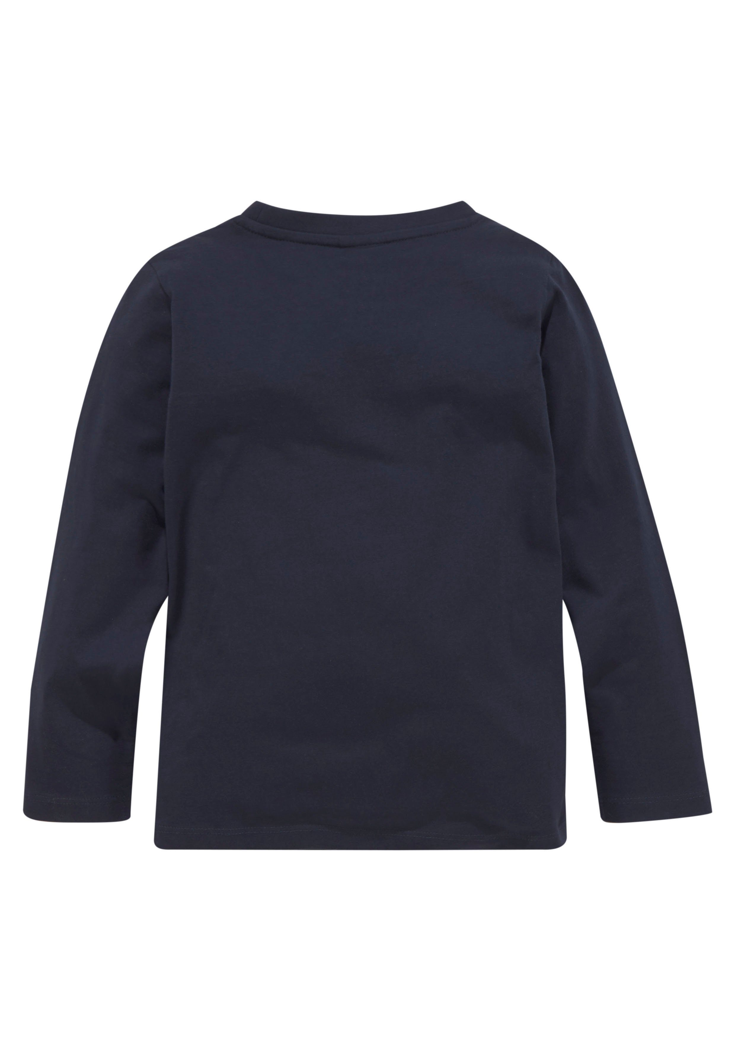 KIDSWORLD Shirt met lange mouwen FLYING DINO Lange mouwen, basic pasvorm, bedrukt, ronde hals