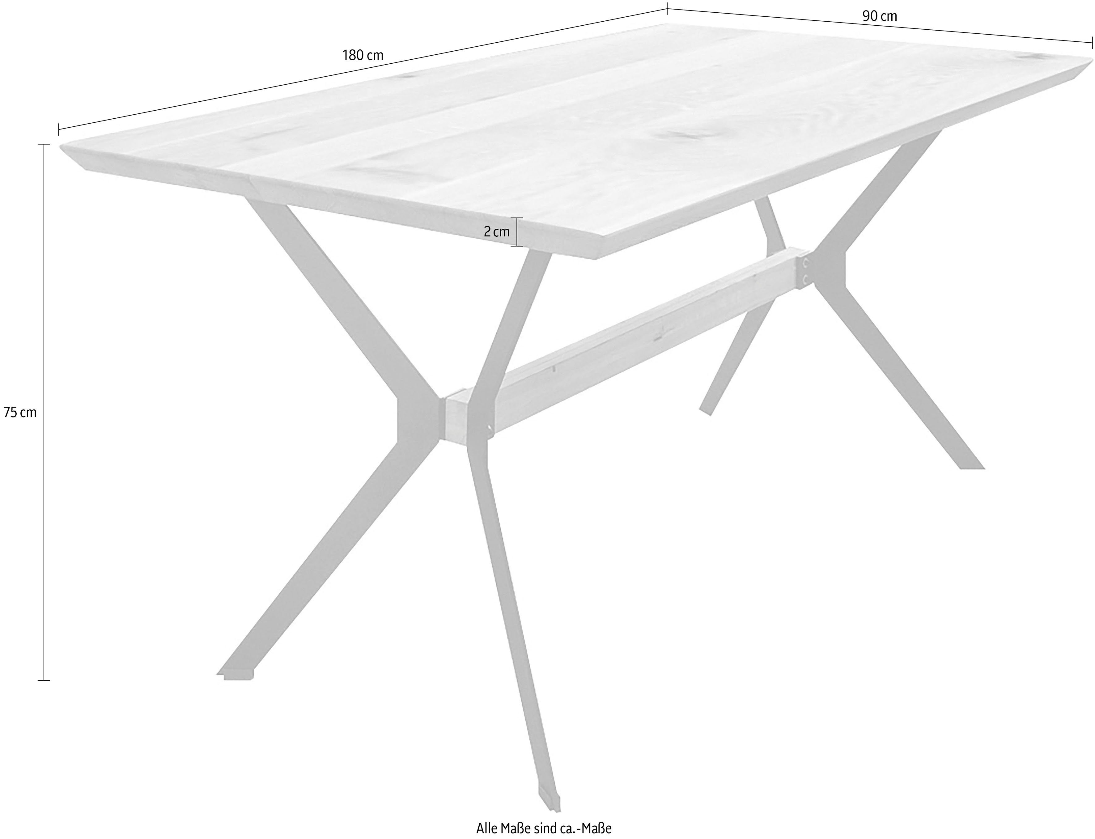 Paroli Eettafel Sierra in 3 breedten