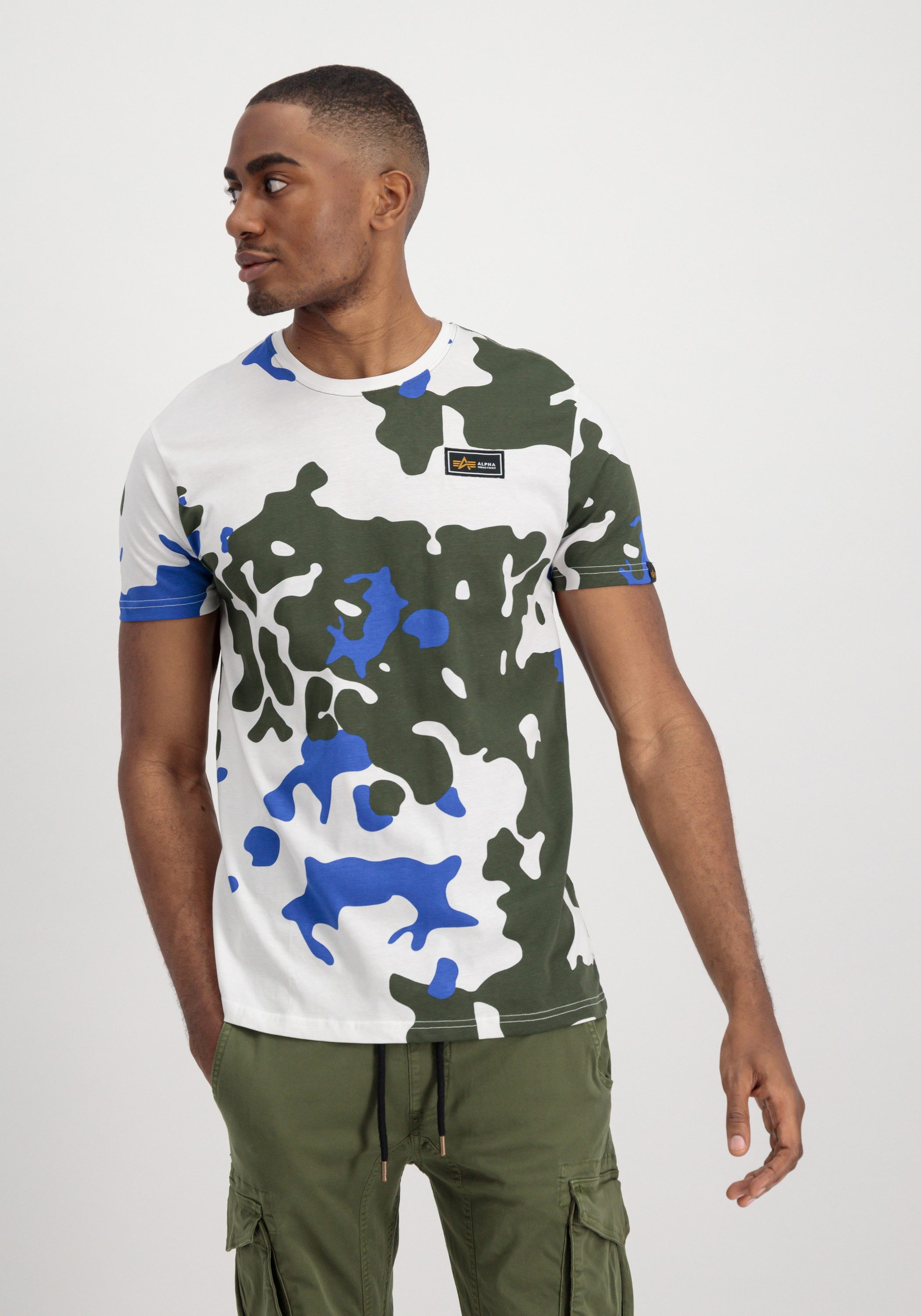 Alpha Industries T-shirt Men T-Shirts Tactical Camo T