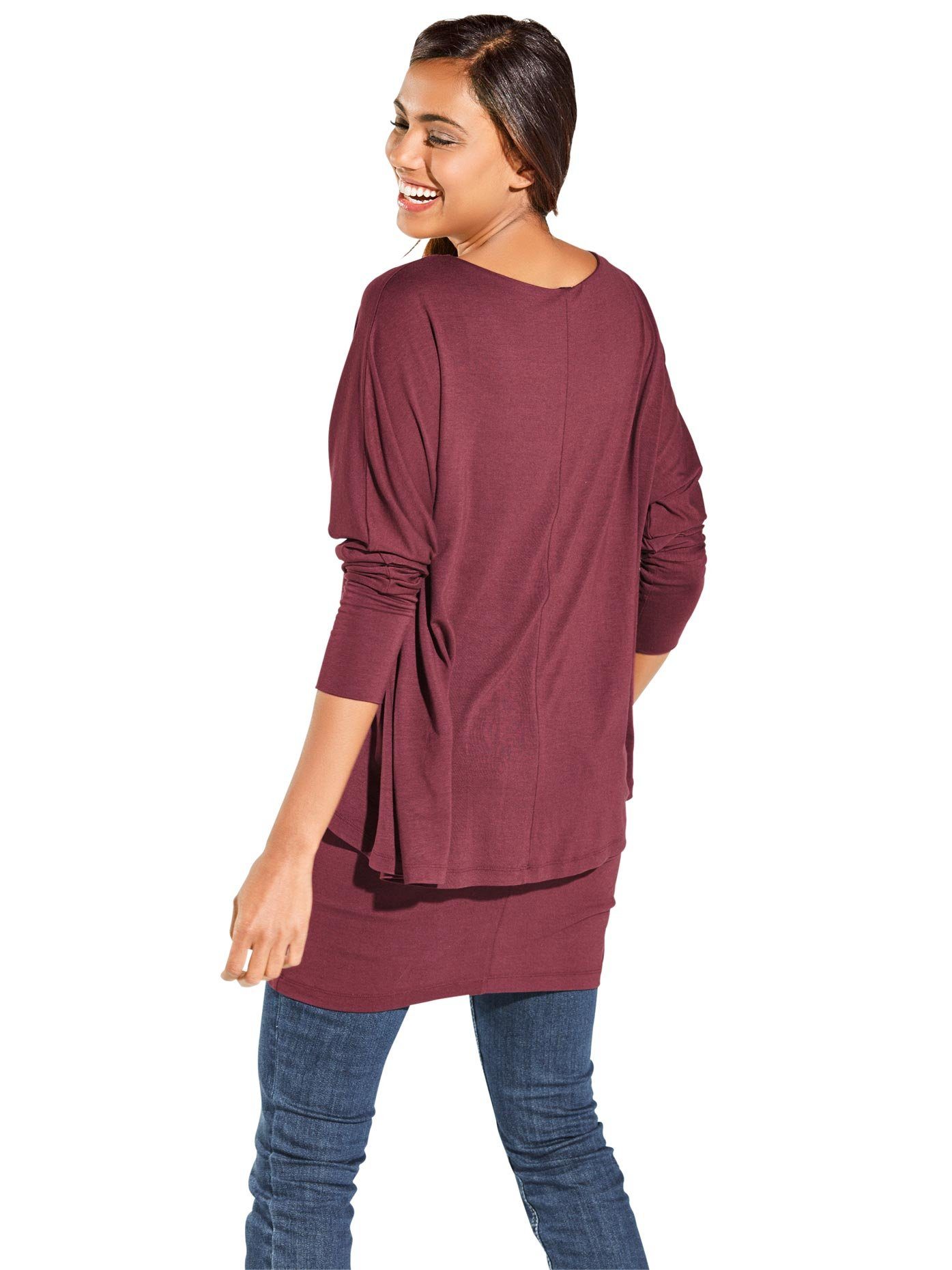 heine Shirt met ronde hals (1-delig)
