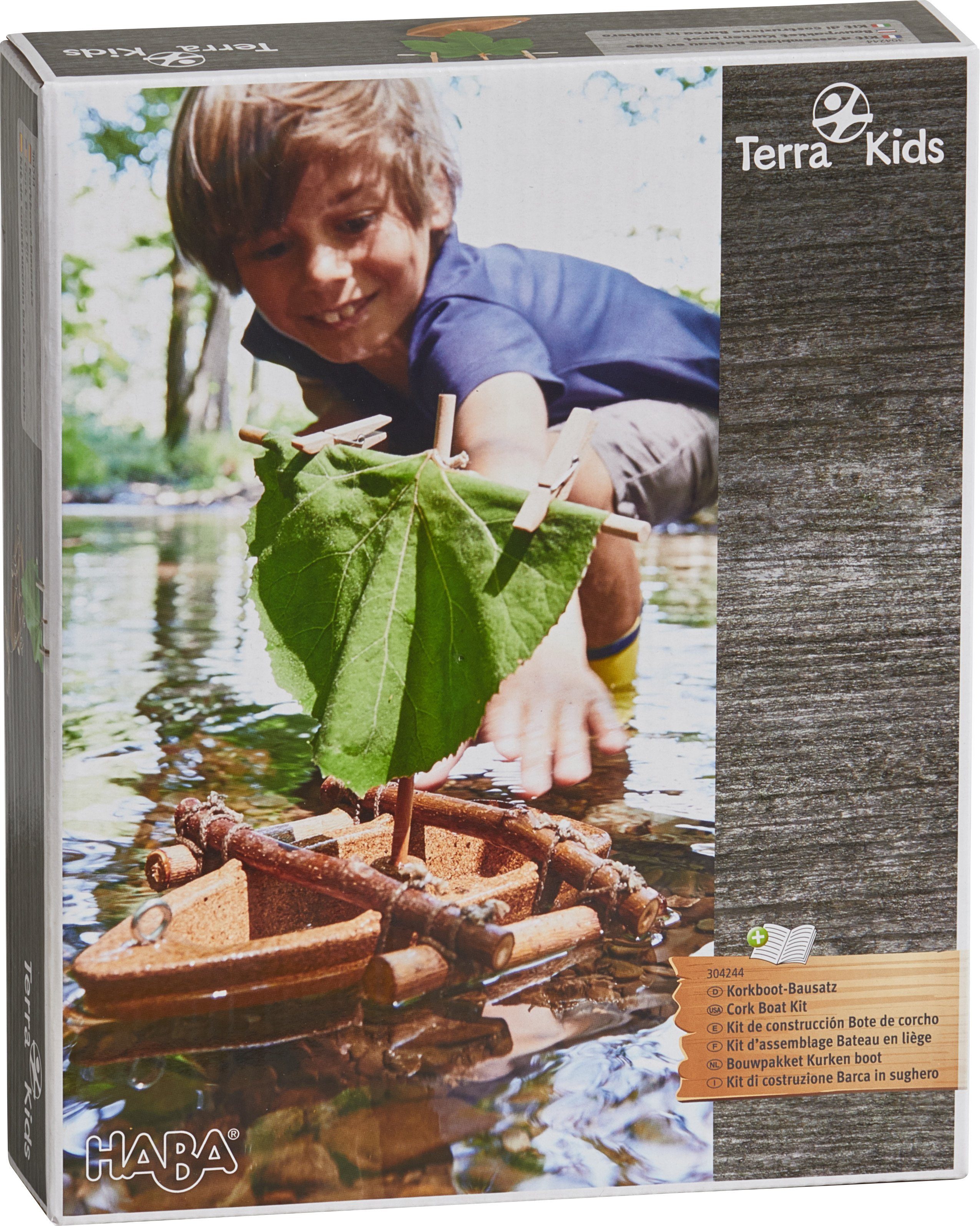 Haba Modelbouwset Terra kids, kurkboot bouwpakket