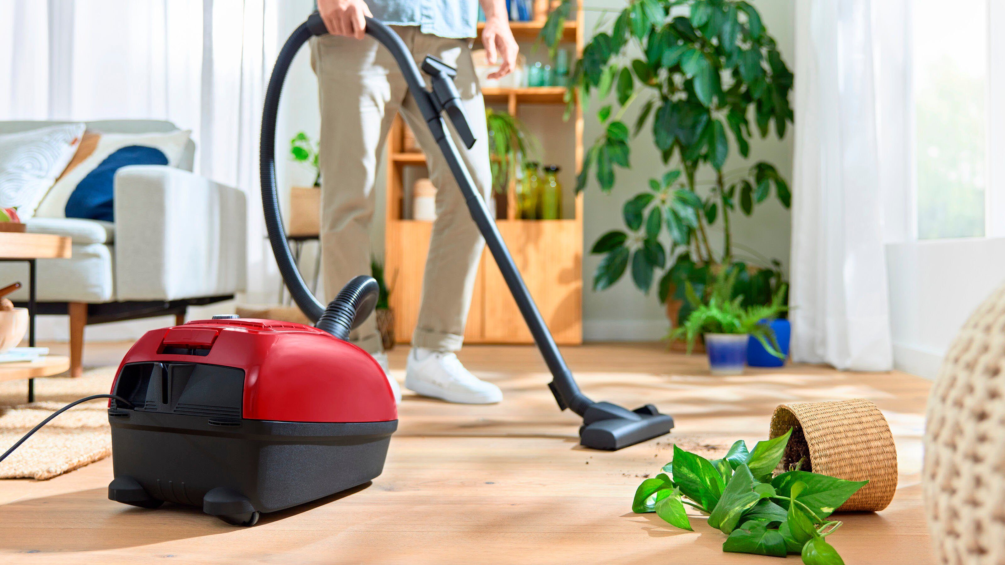 BOSCH Stofzuiger BGD38RD1H van 30% gerecyclede kunststof