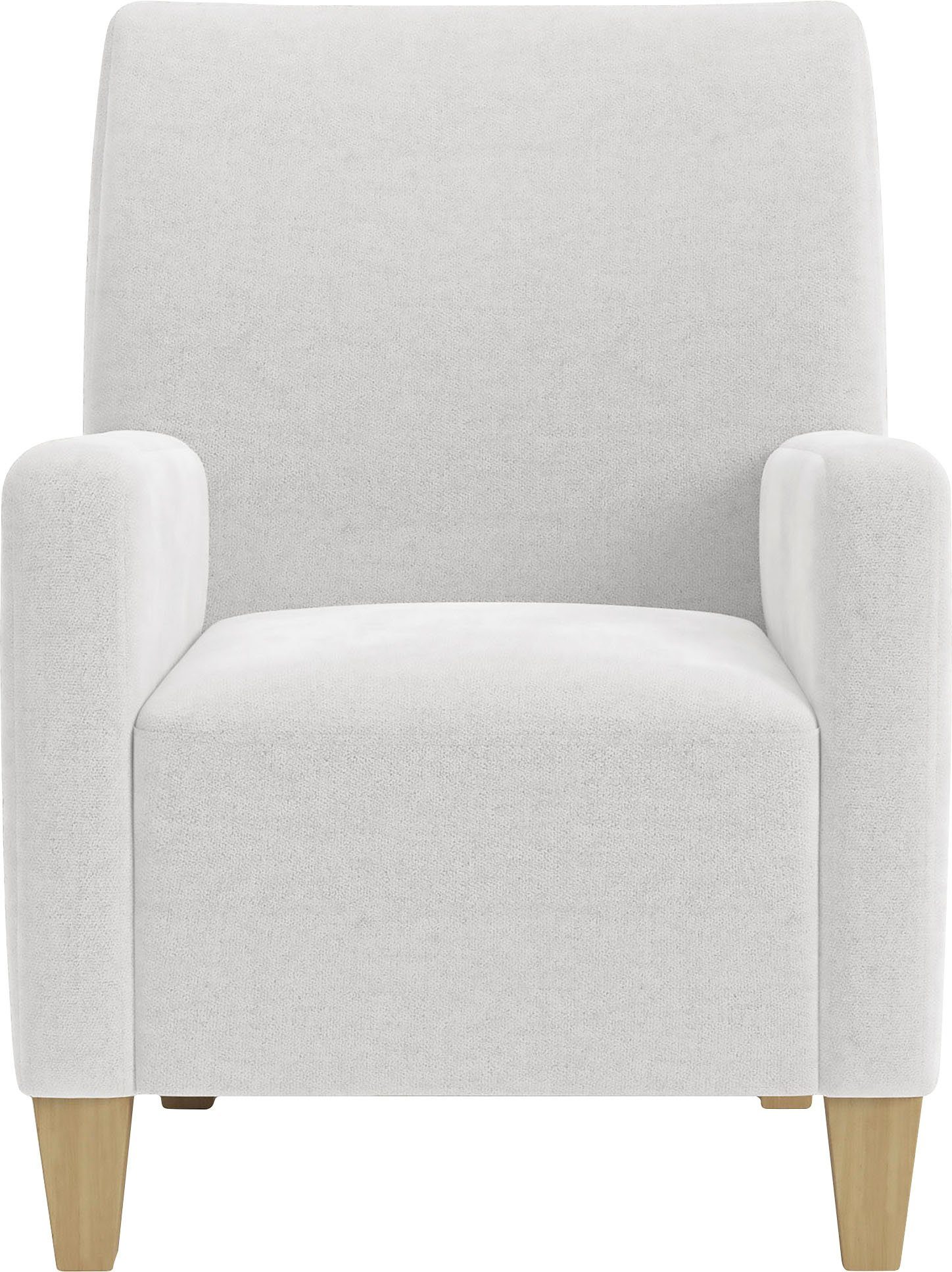 Home affaire Fauteuil Viva met binnenvering, met beukenhouten poten