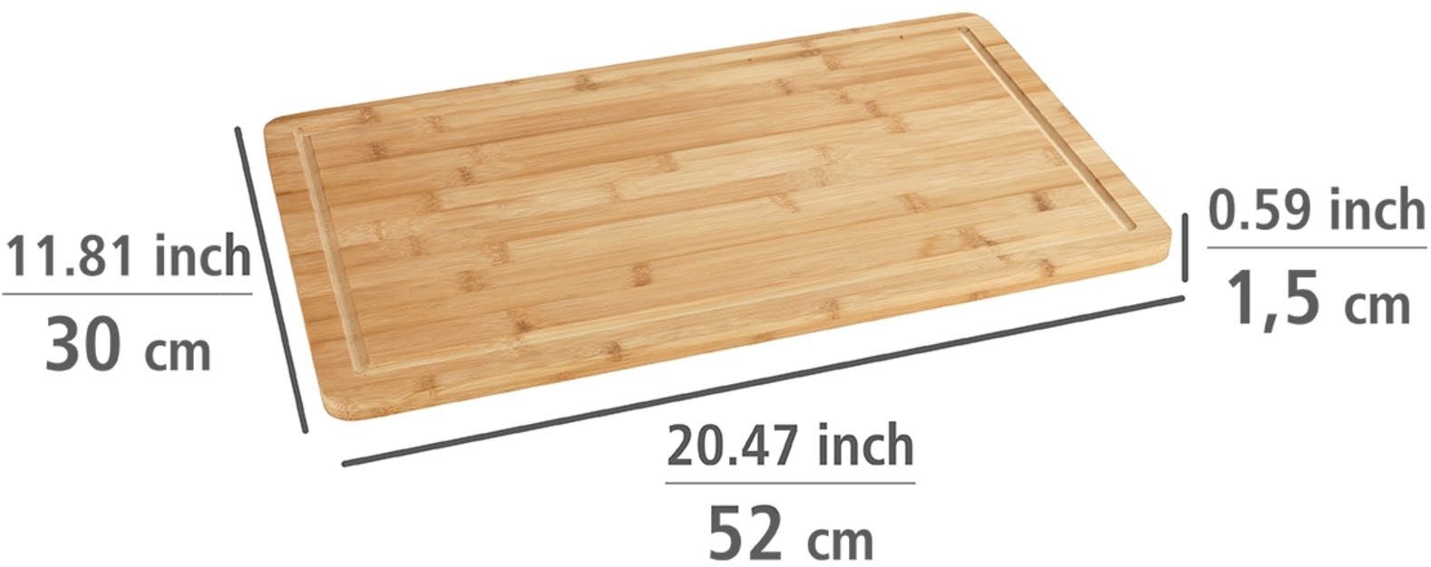 WENKO Kookplaatdeksel Model bamboe