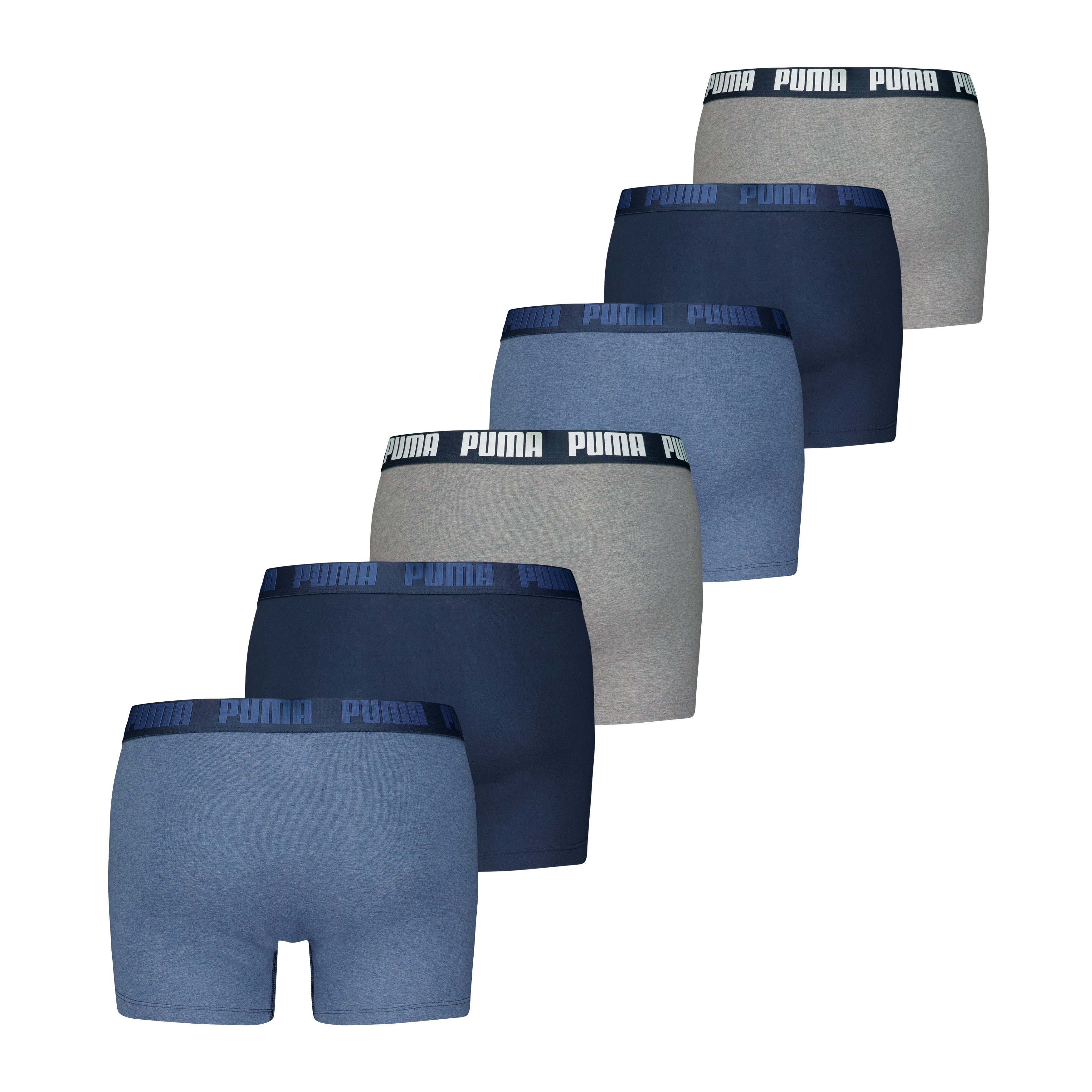 PUMA Boxershort PUMA MEN EVERYDAY BOXER 6P ECOM (6 stuks, Set van 6)