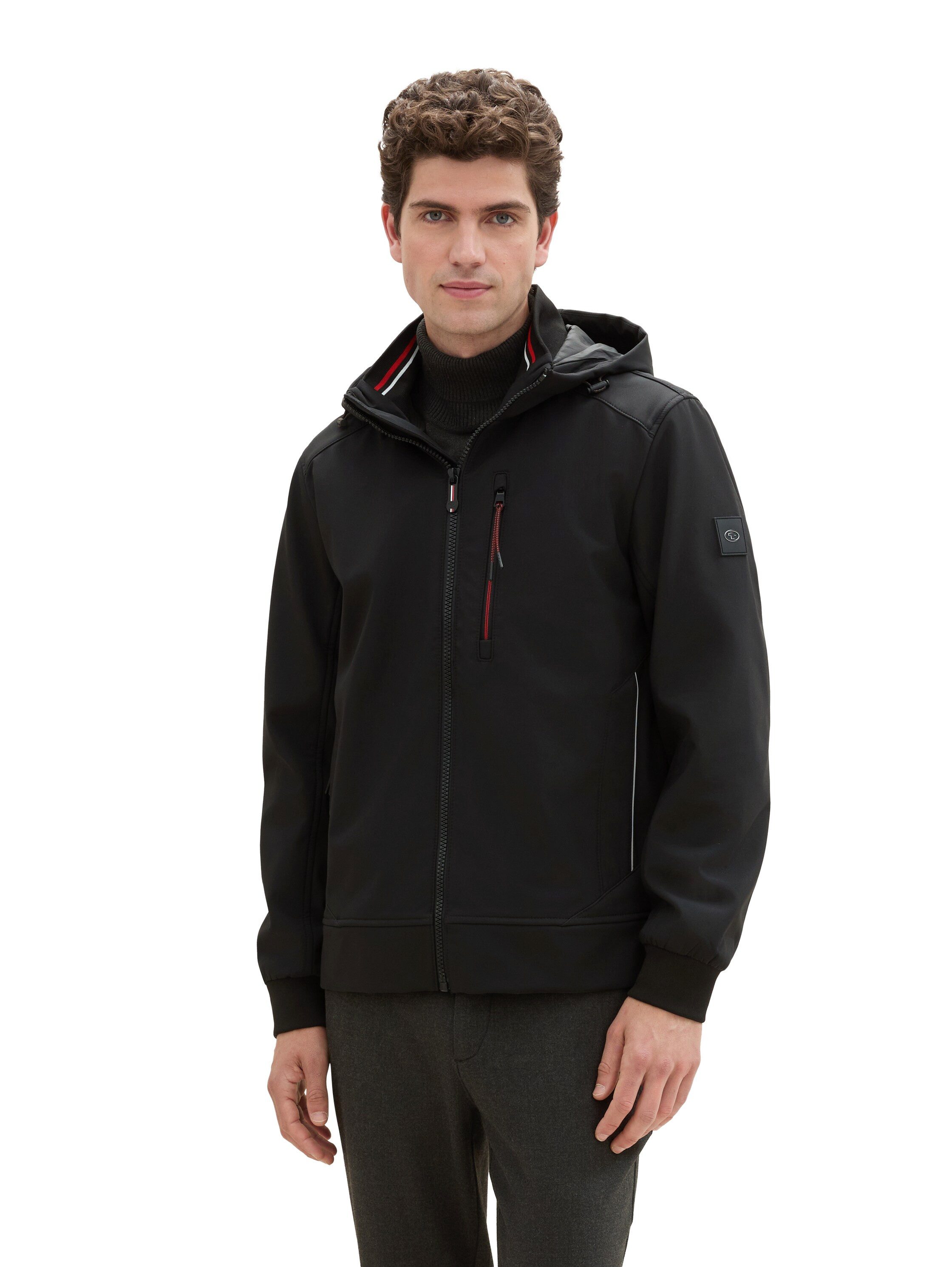 Tom Tailor Softshell-jack met een capuchon
