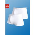 s.oliver red label beachwear boxershort van zachte modal (2 stuks) wit
