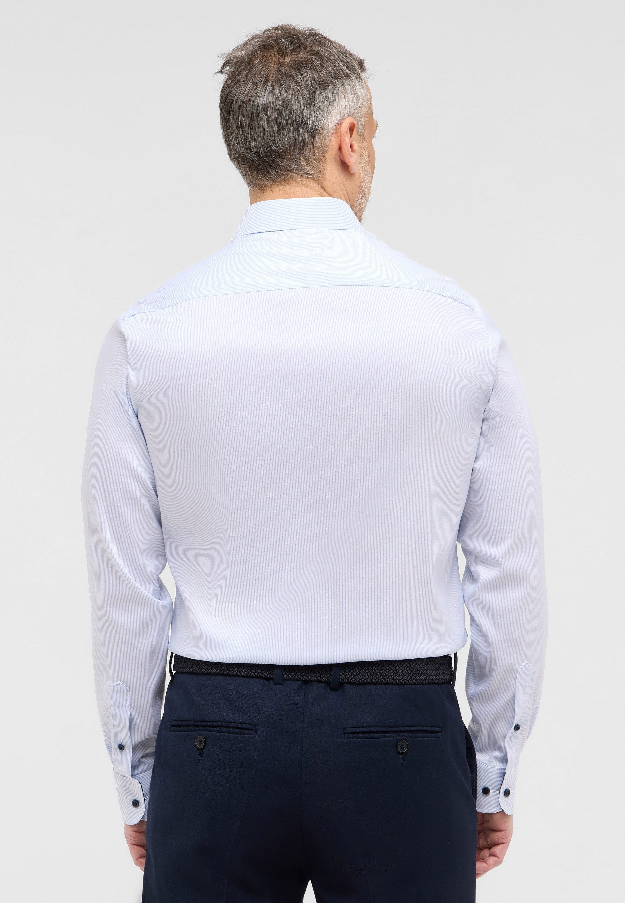 Eterna Overhemd met lange mouwen Slim fit EASY IRON (gemakkelijk te strijken)
