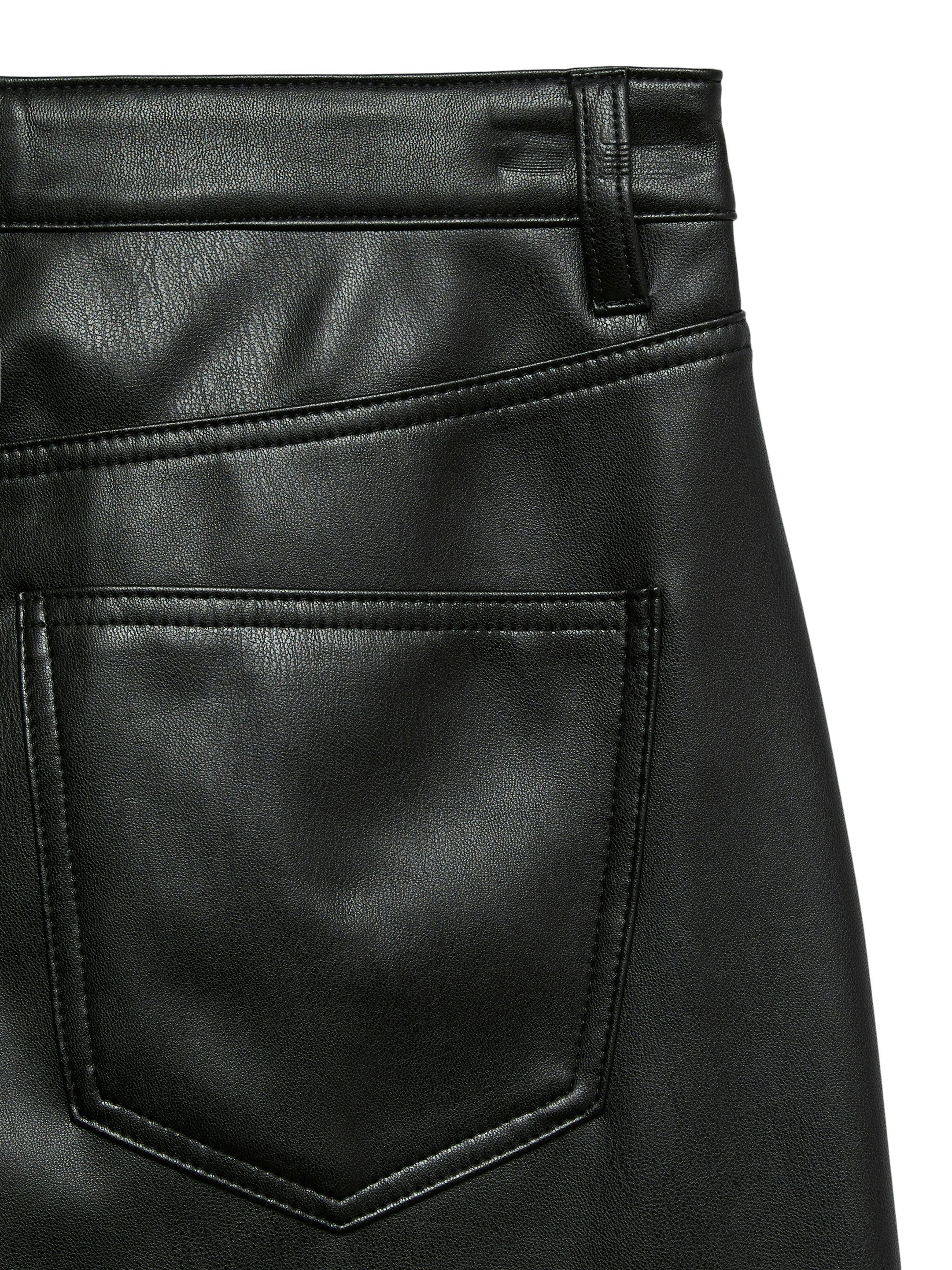 Vero Moda Imitatieleren broek VMTESSA HR WIDE PL PANTS NOOS