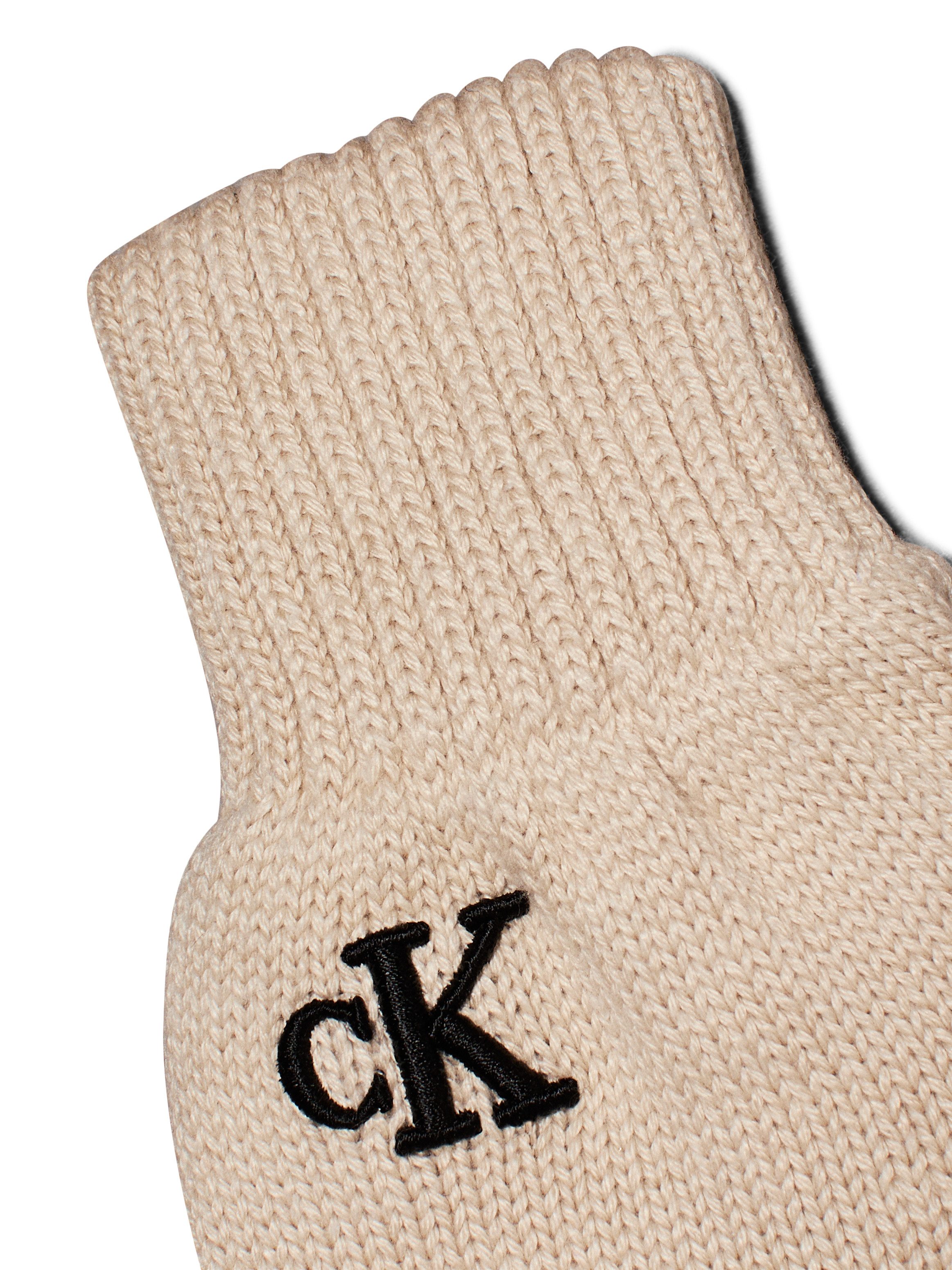 Calvin Klein Gebreide handschoenen SEASONAL POM POM GLOVES