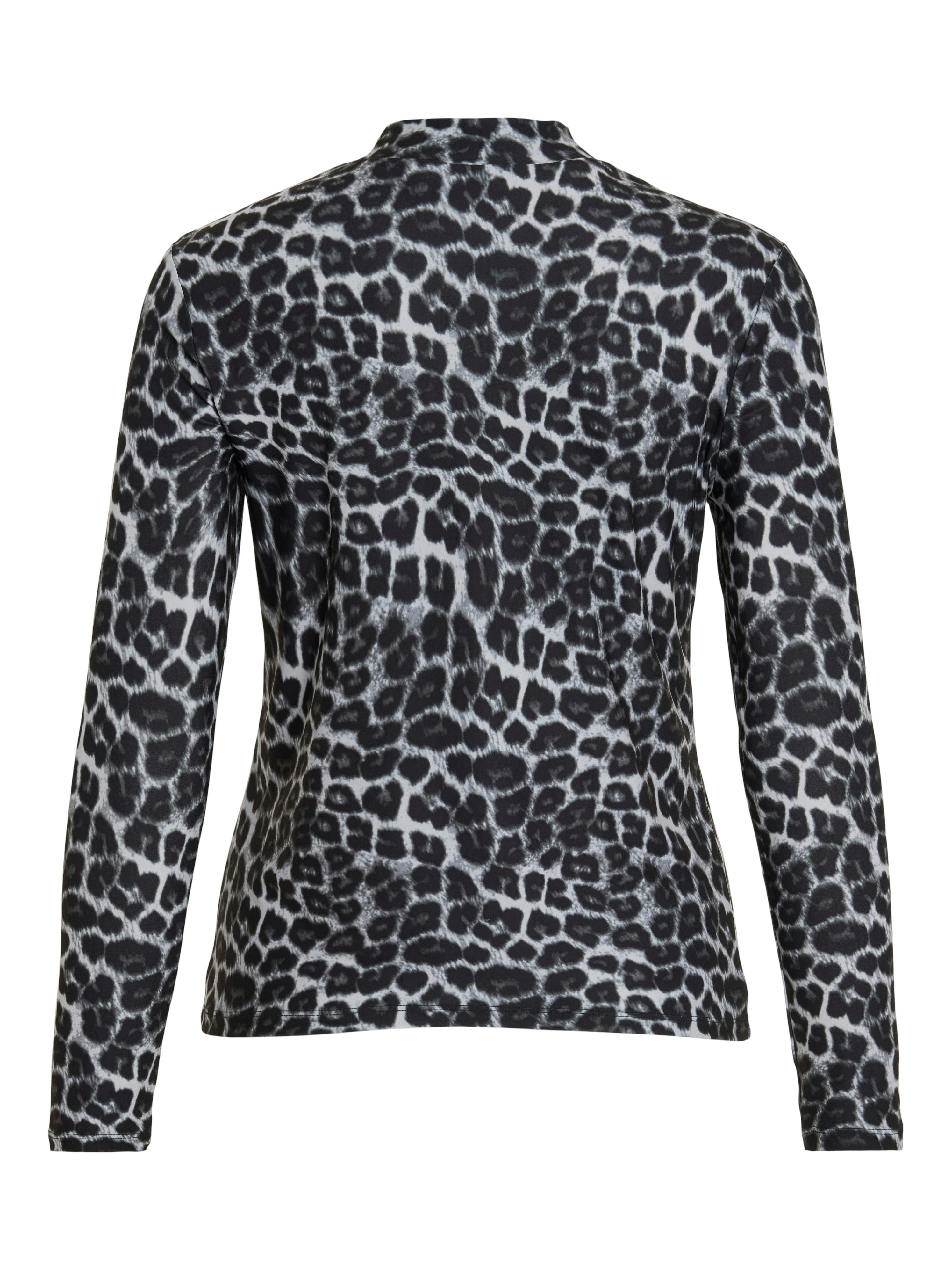 Vila Shirt met staande kraag VILEOA L/S ROLLNECK TOP - NOOS