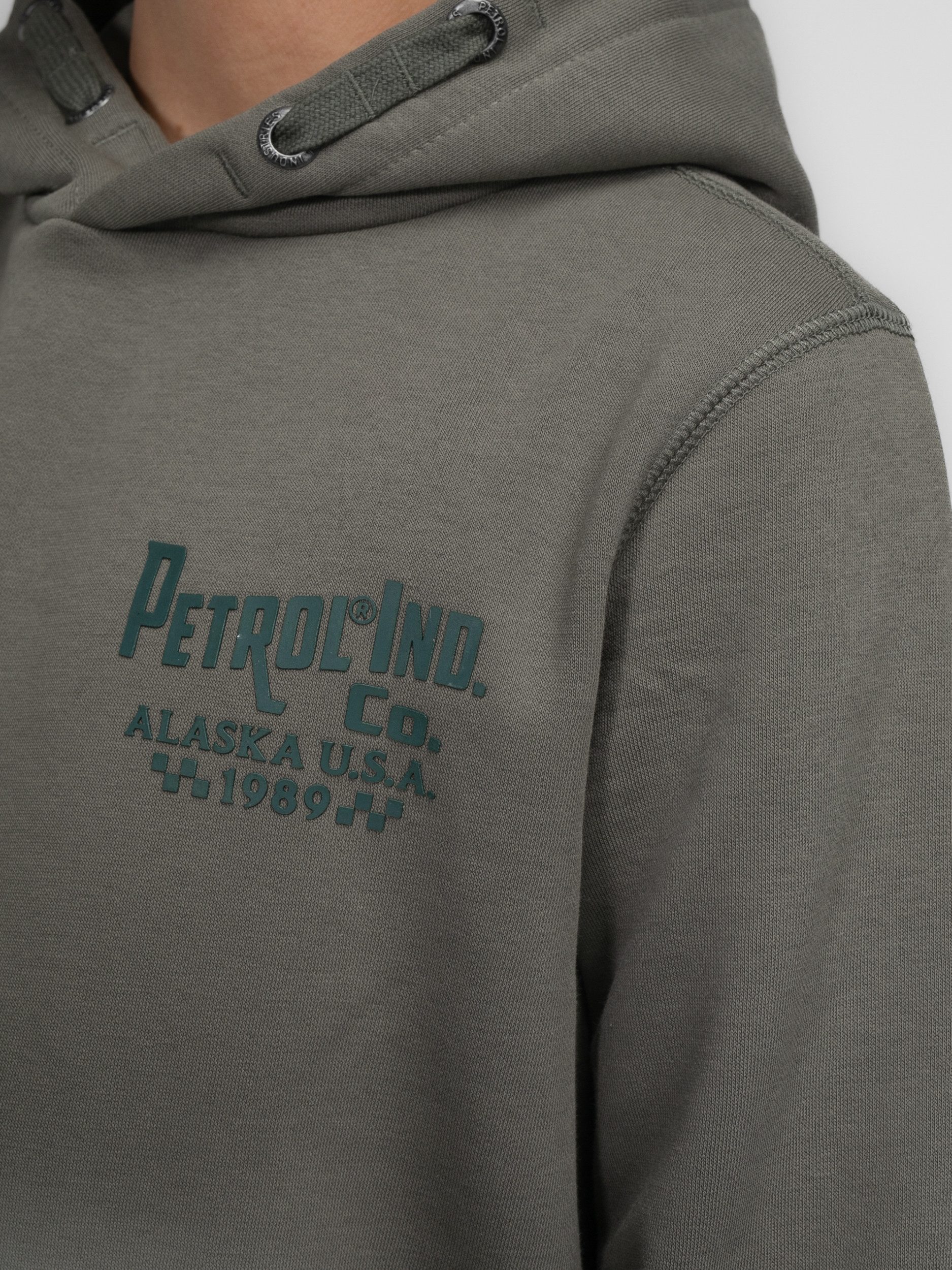 Petrol Industries Hoodie met print op de borst