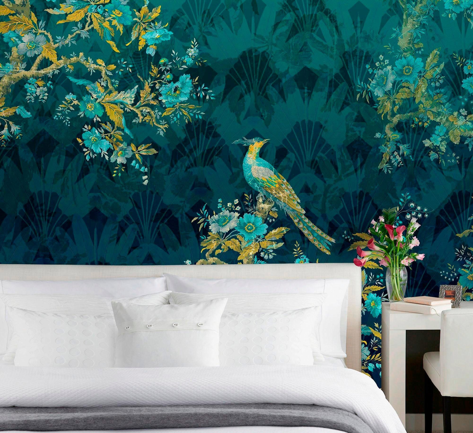 Komar Vliesbehang Digitale print vlies - Paradis - Afmeting 350 x 260 cm