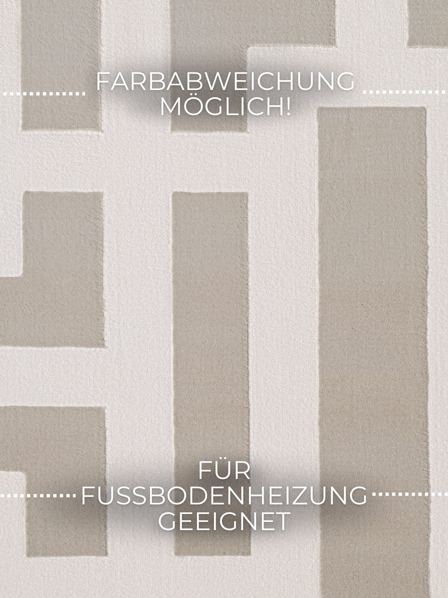 ELLE DECORATION Design-vloerkleed Onyx Woonkamer, slaapkamer, loper, hoog-laag effect, gang, glans
