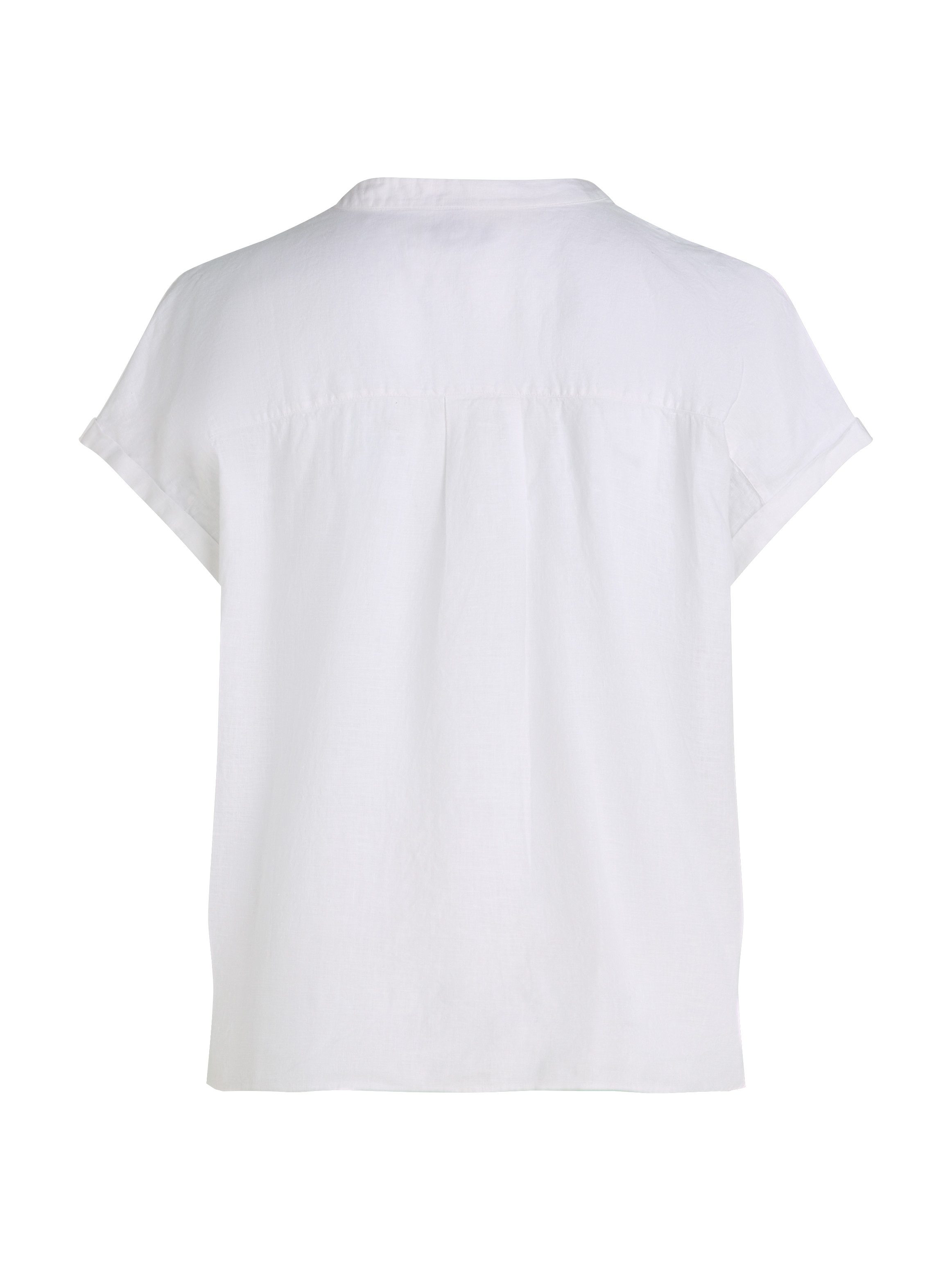 Tommy Hilfiger Curve Klassieke blouse CRV ESS LI COLLARLESS S/S BLOUSE