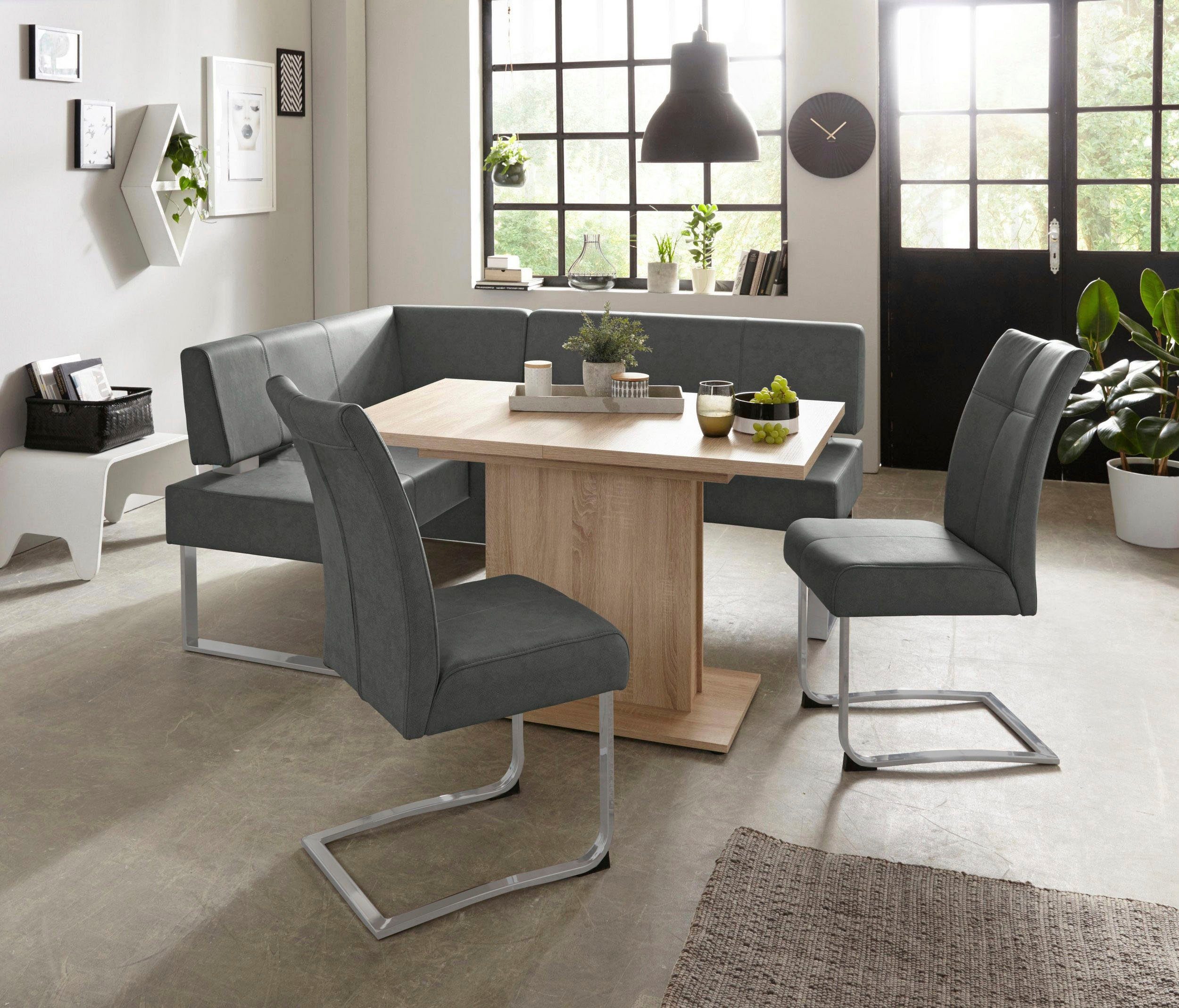 Home affaire Hoekbank RAB in 2 breedten (180 of 200 cm), bekleding in verschillende kwaliteiten