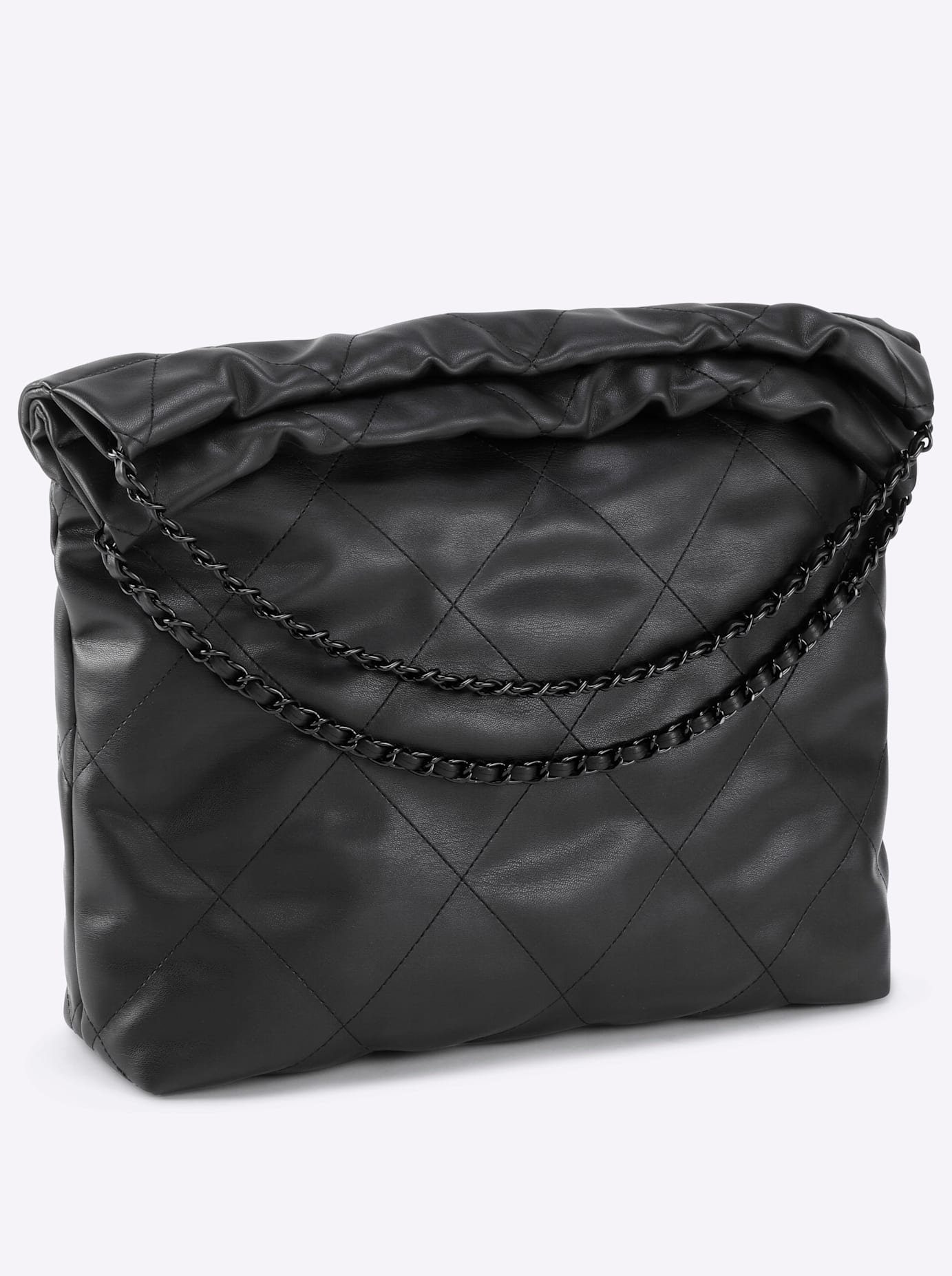heine Handtas dames handtassen maat 35 cm zwart