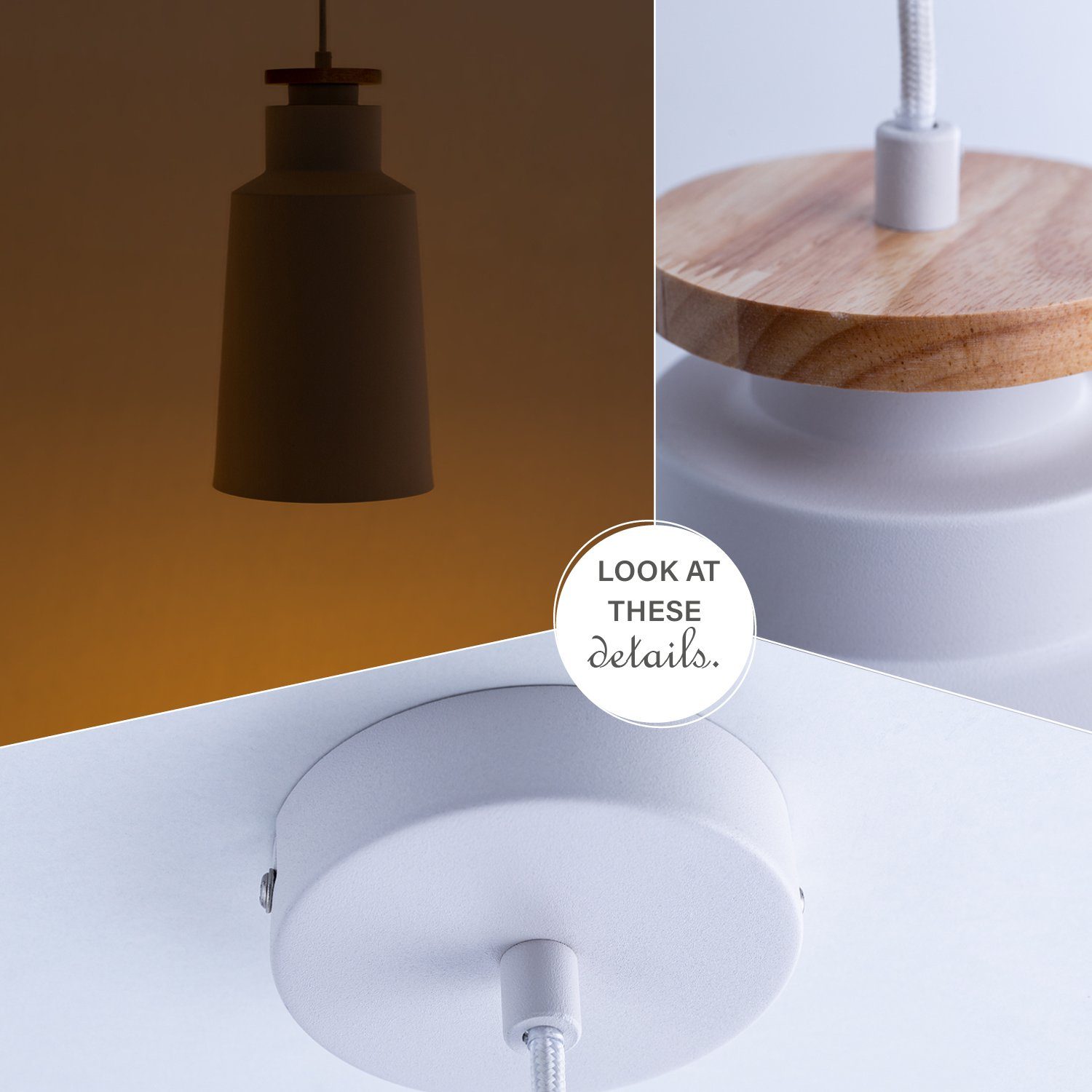 Paco Home Hanglamp JACK I Hanglamp eetkamer keukenlamp Eettafellamp Scandinavisch E27